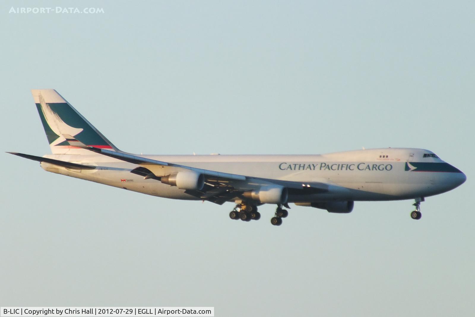 B-LIC, 2009 Boeing 747-467ERF C/N 36868, Cathay Pacific