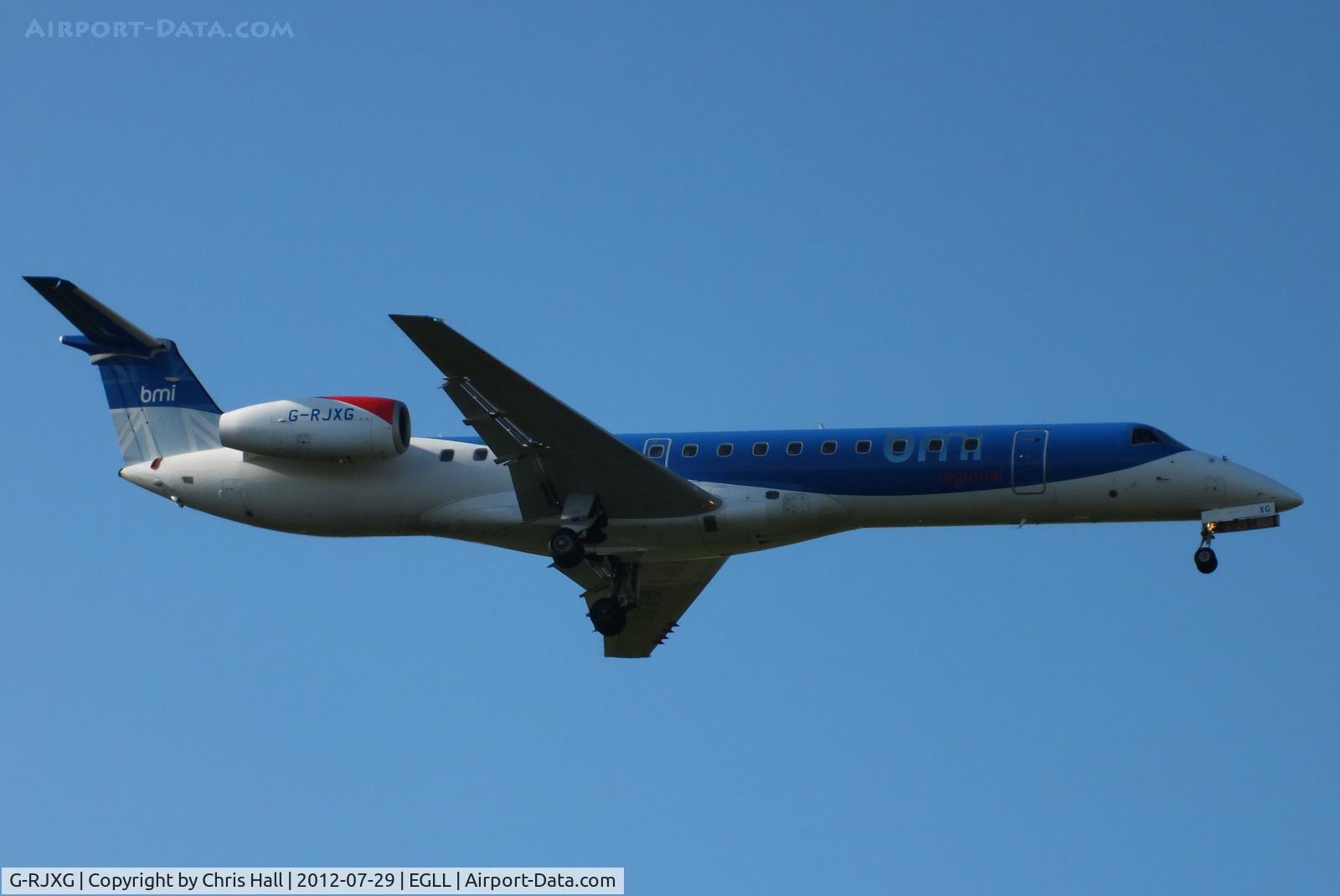 G-RJXG, 2001 Embraer EMB-145EP (ERJ-145EP) C/N 145390, BMI Regional