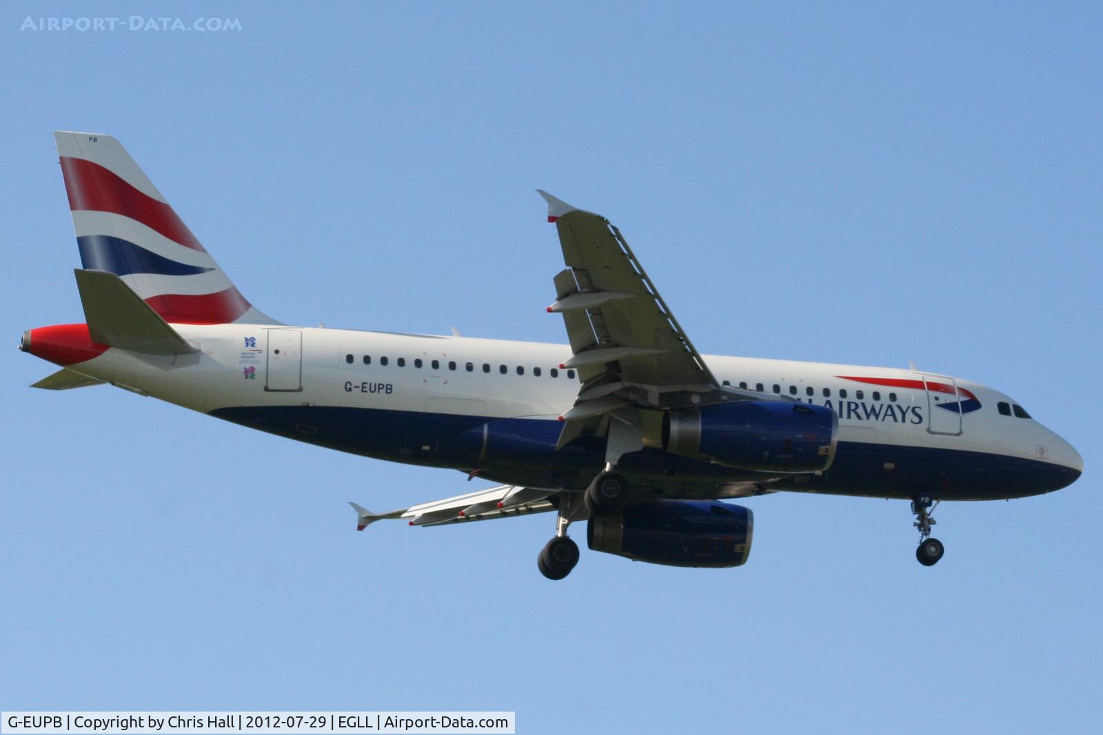 G-EUPB, 1999 Airbus A319-131 C/N 1115, British Airways