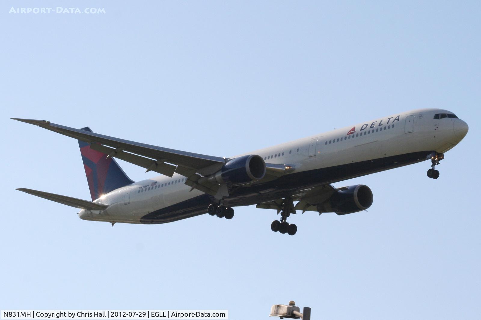 N831MH, 2000 Boeing 767-432/ER C/N 29702, Delta Airlines
