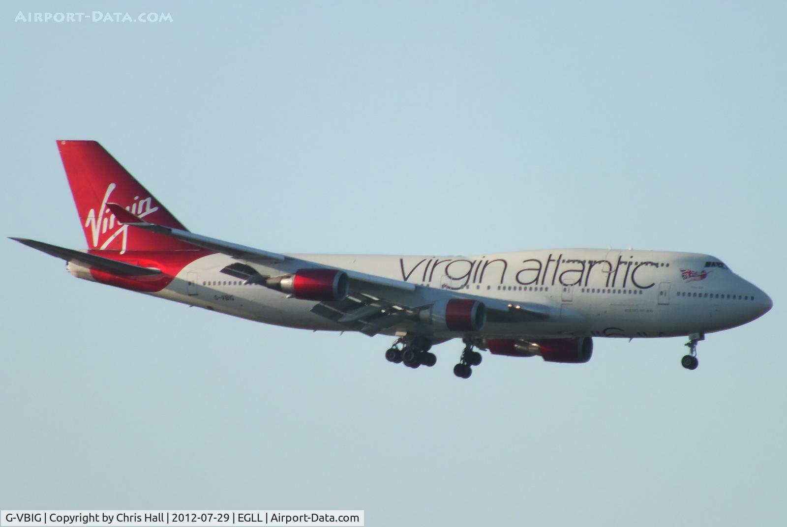 G-VBIG, 1996 Boeing 747-4Q8 C/N 26255, Virgin Atlantic