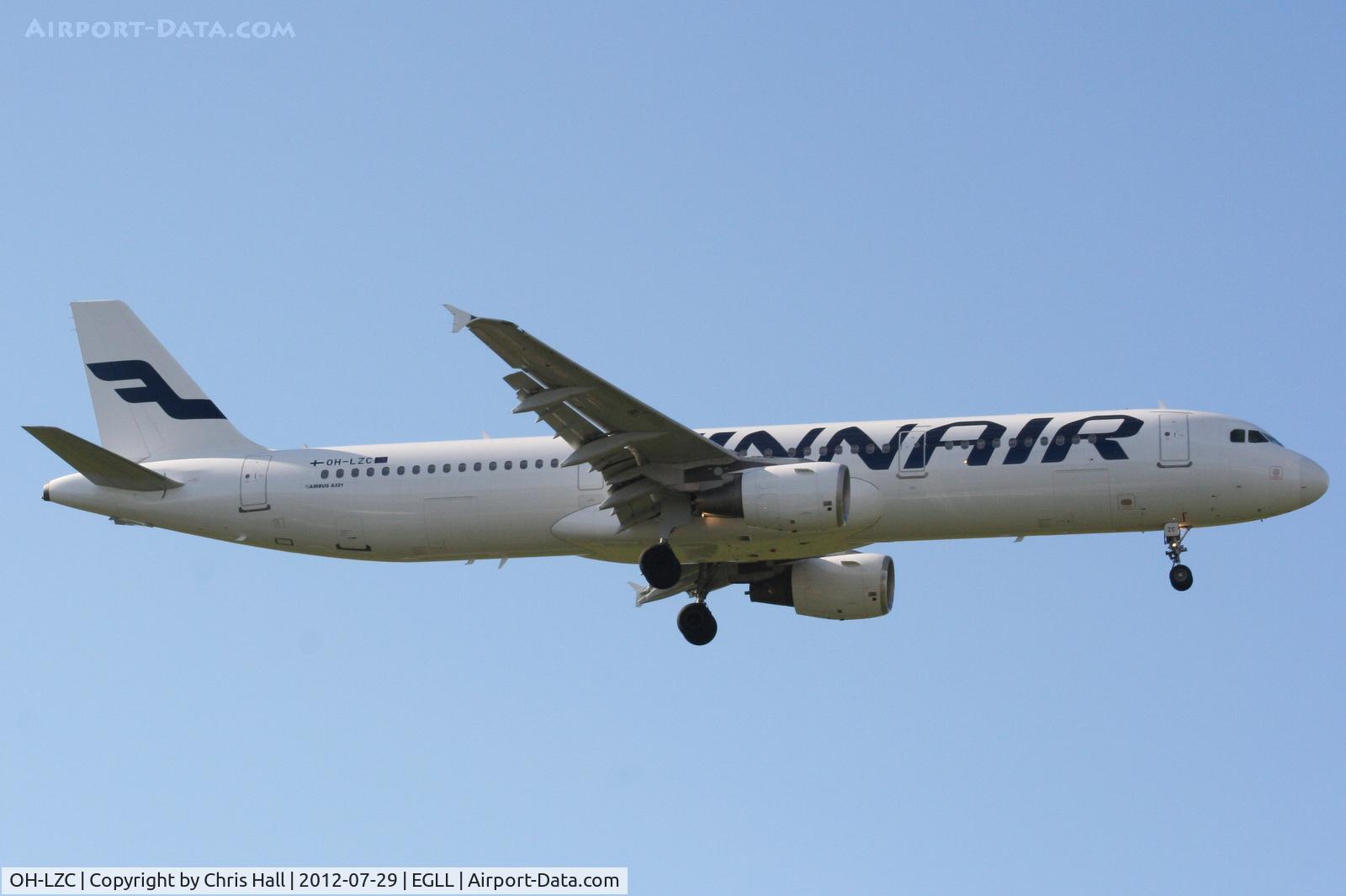 OH-LZC, 2000 Airbus A321-211 C/N 1185, Finnair