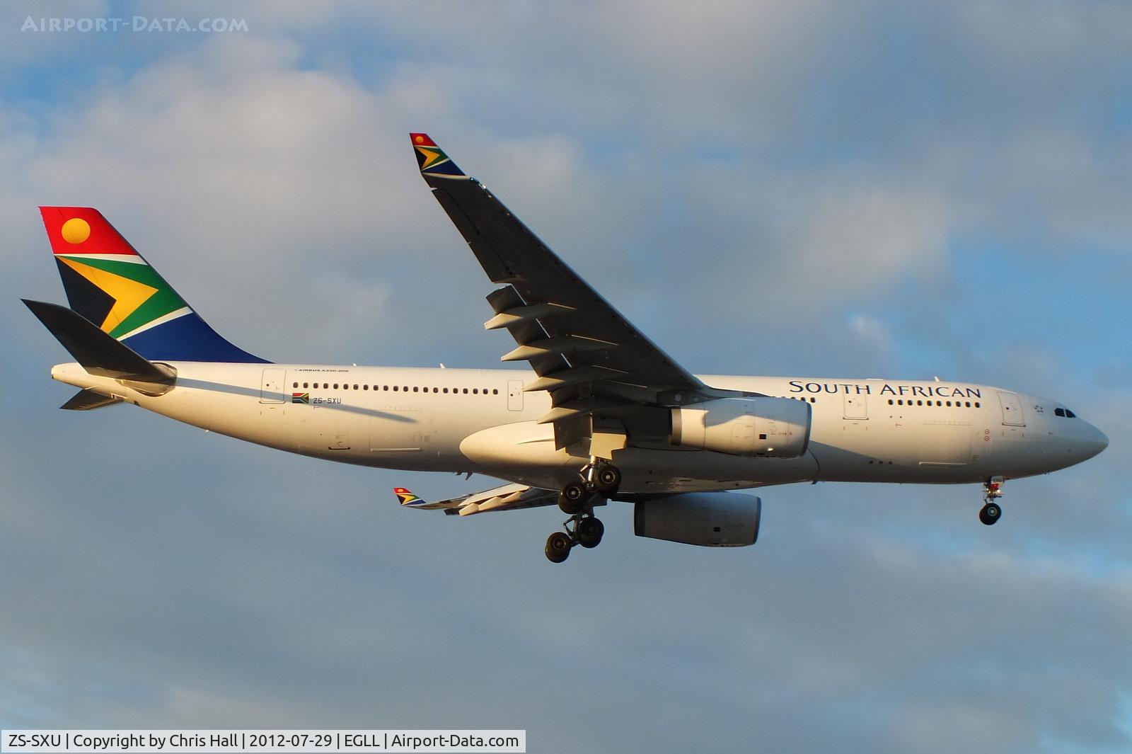 ZS-SXU, 2011 Airbus A330-243 C/N 1271, South African Airways