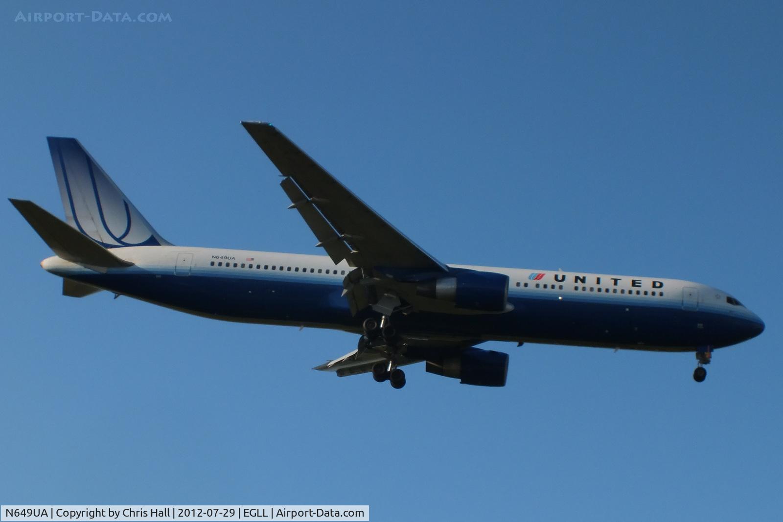 N649UA, 1992 Boeing 767-322 C/N 25286, United Airlines