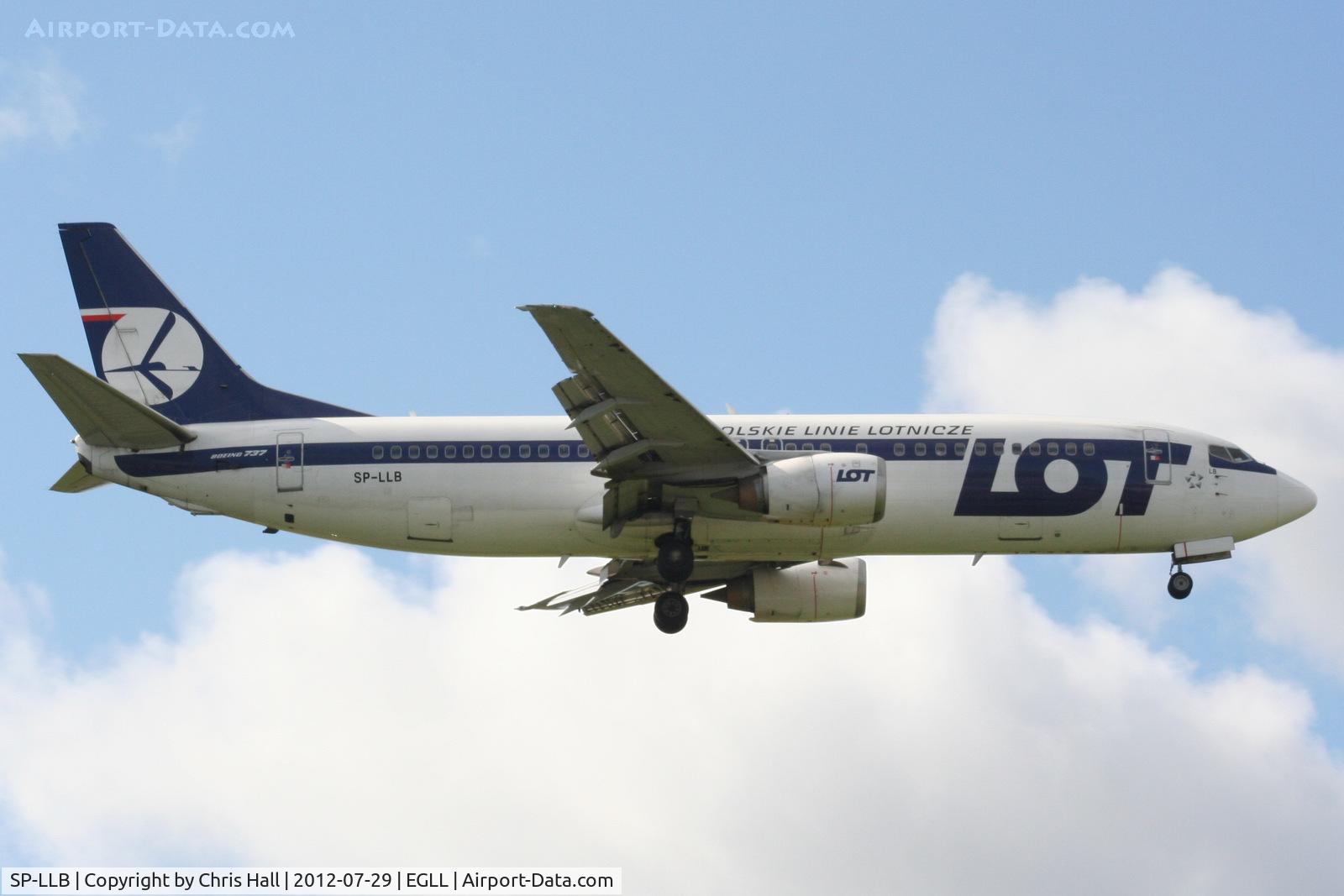 SP-LLB, 1993 Boeing 737-45D C/N 27156/2492, LOT - Polish Airlines