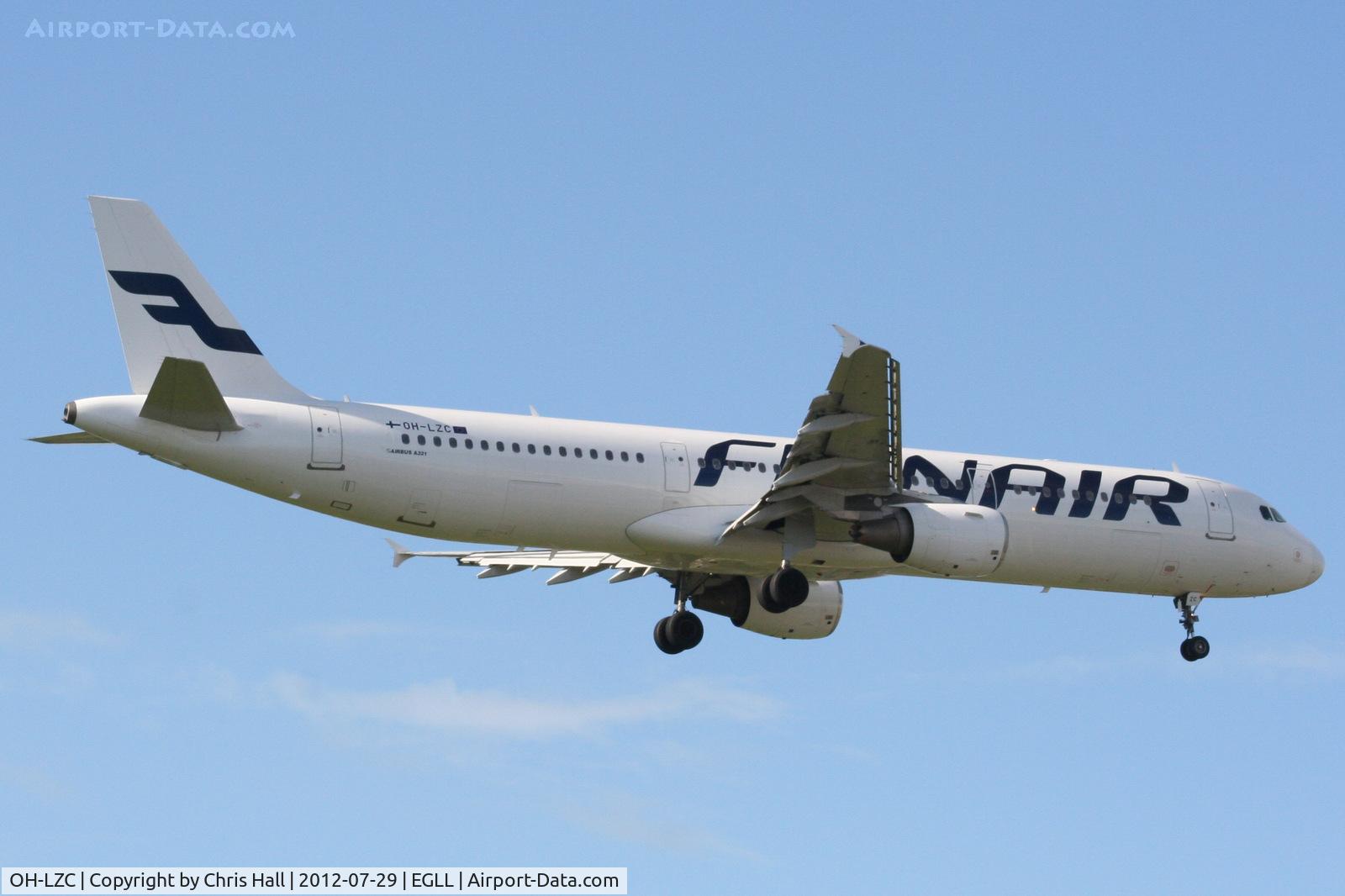 OH-LZC, 2000 Airbus A321-211 C/N 1185, Finnair