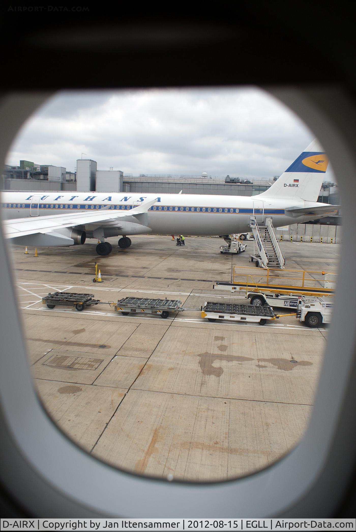 D-AIRX, 1998 Airbus A321-131 C/N 0887, D-AIRX @ EGLL