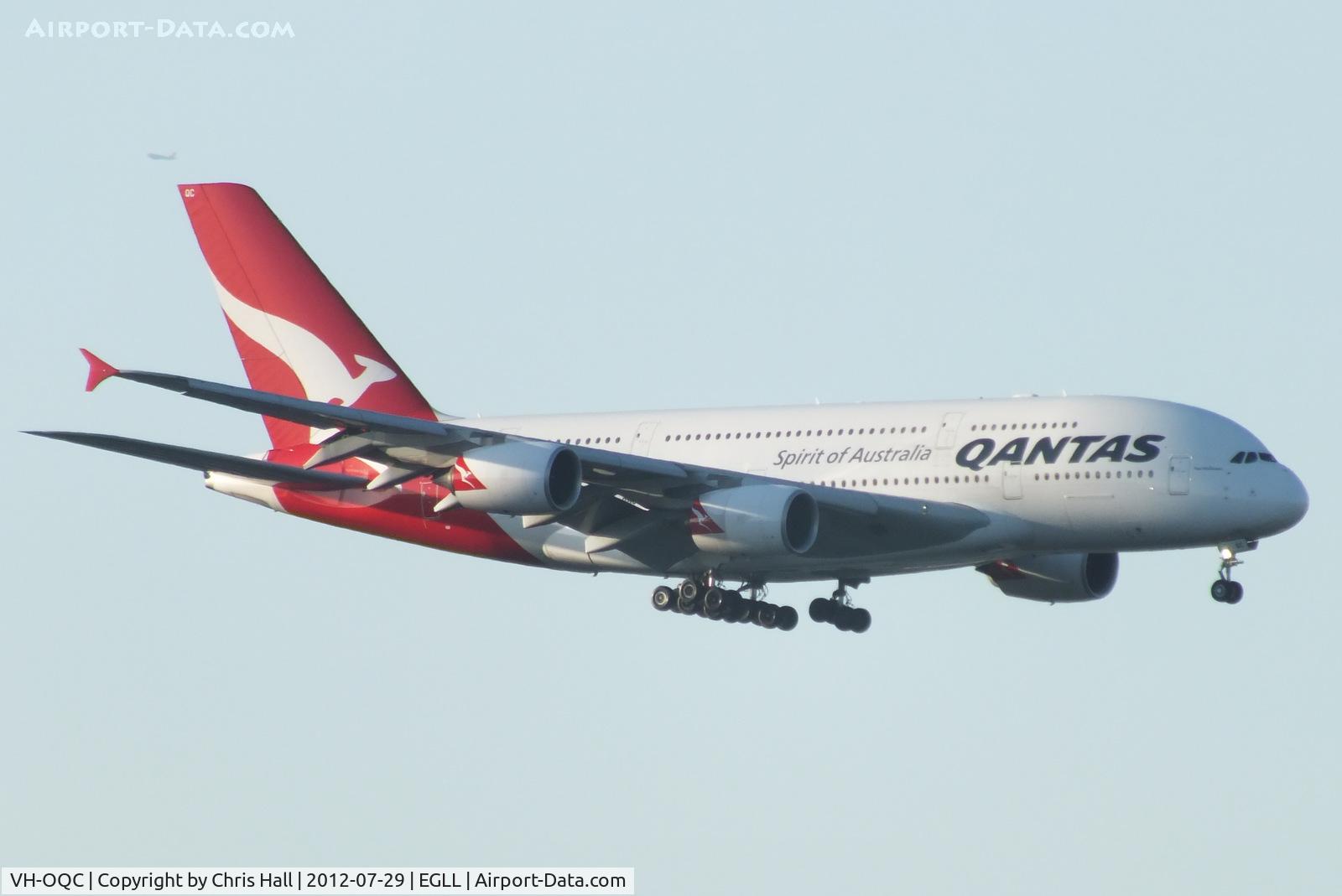 VH-OQC, 2008 Airbus A380-842 C/N 022, Qantas