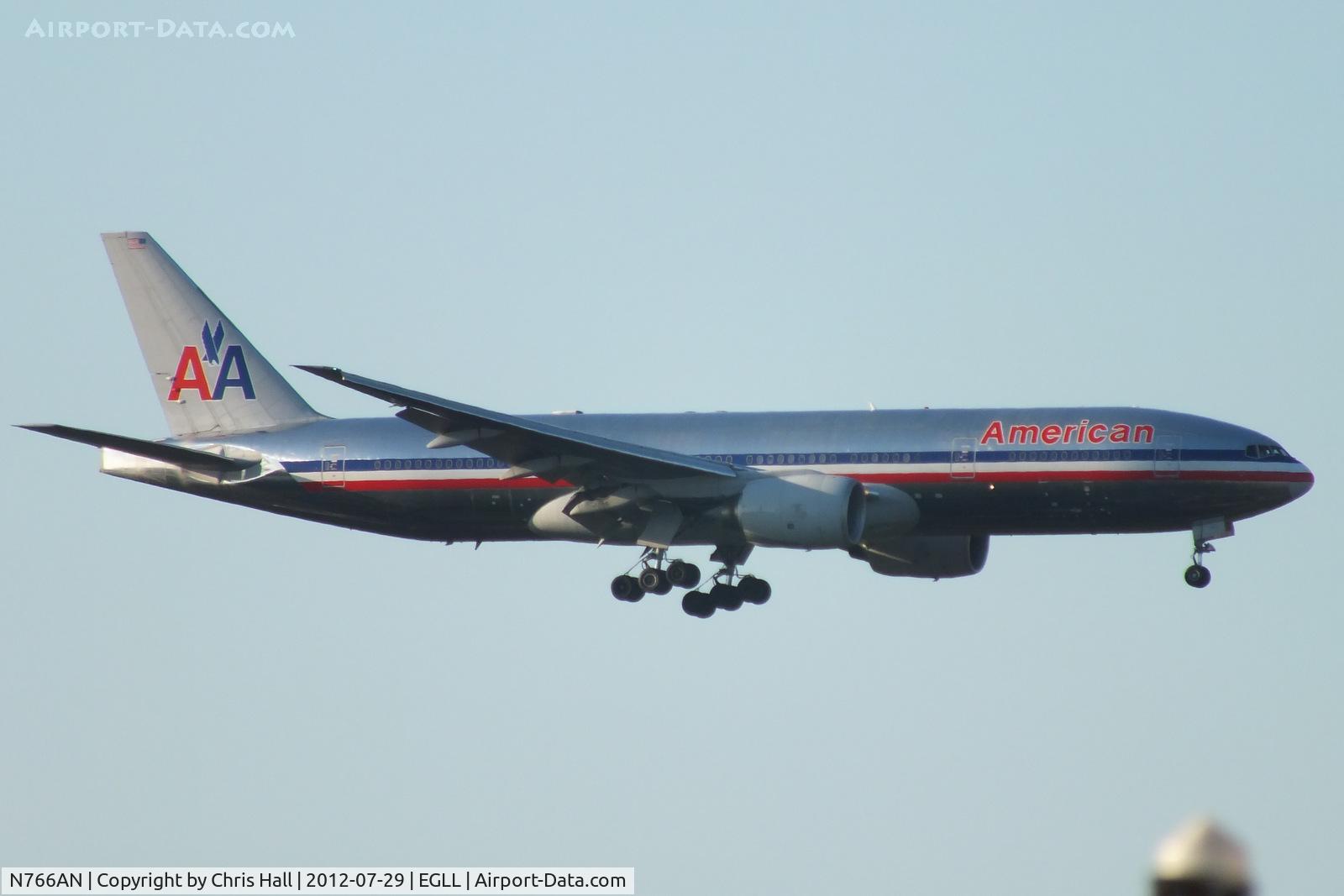 N766AN, 2003 Boeing 777-223/ER C/N 32880, American Airlines