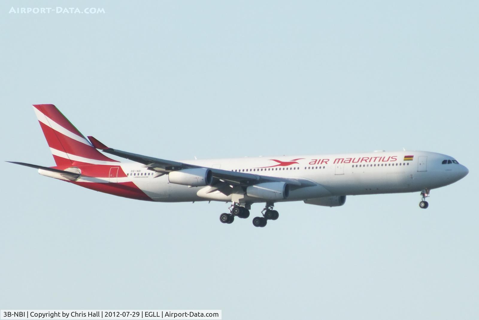3B-NBI, 2006 Airbus A340-313X C/N 793, Air Mauritius