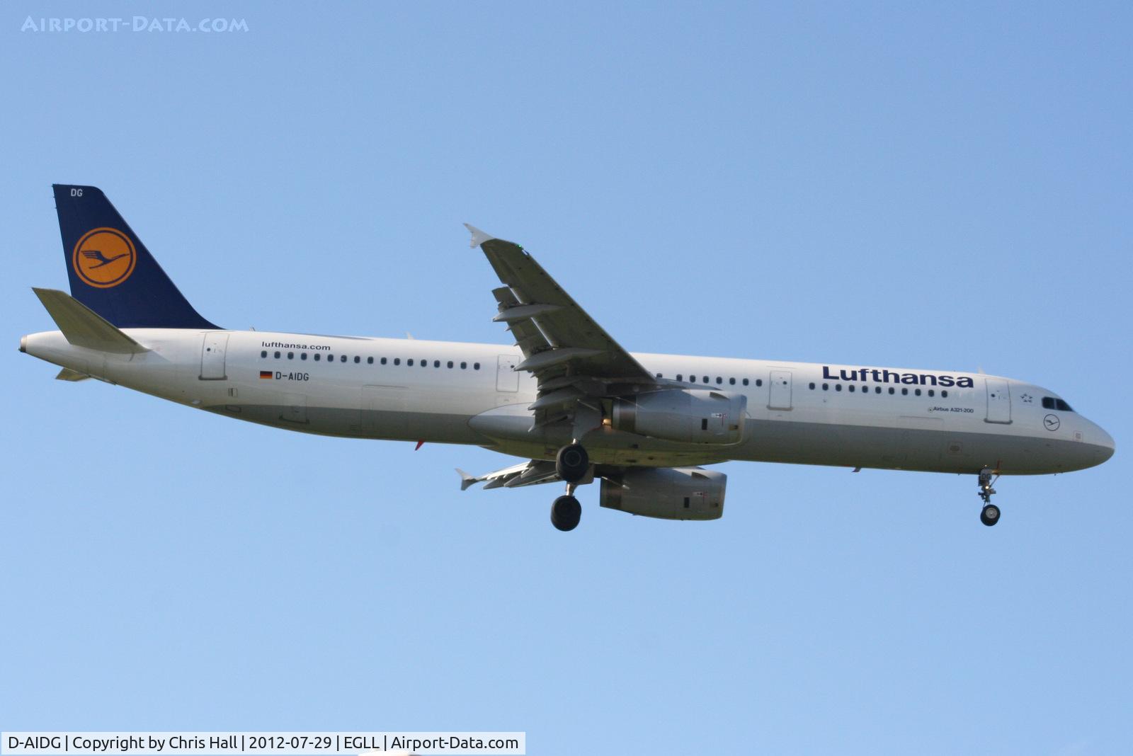 D-AIDG, 2011 Airbus A321-231 C/N 4672, Lufthansa