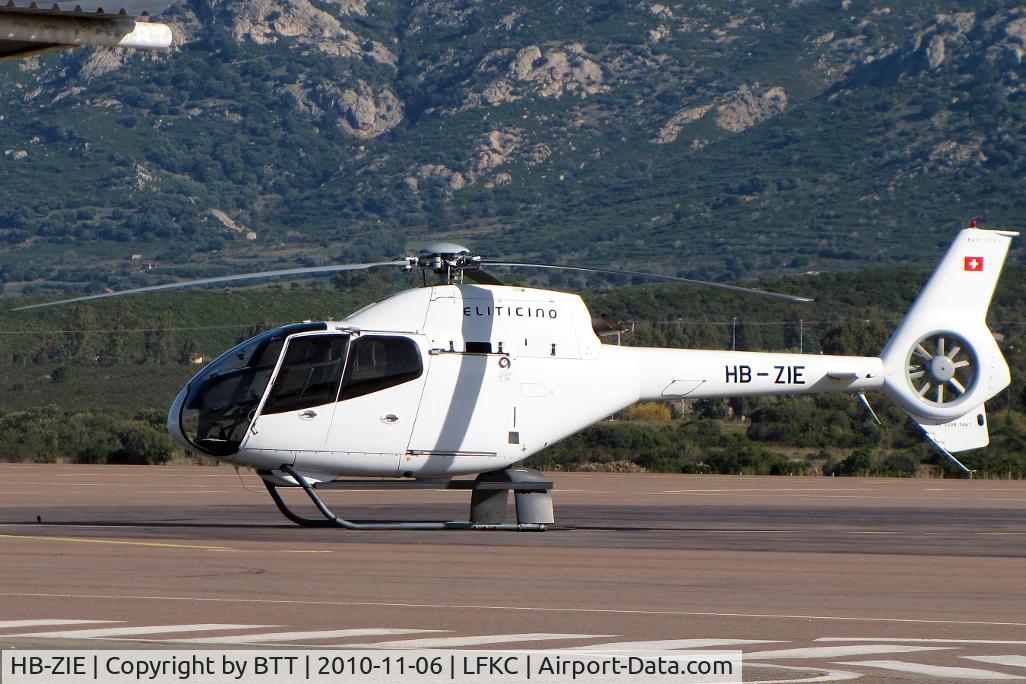 HB-ZIE, 2006 Eurocopter EC-120B Colibri C/N 1461, Parking