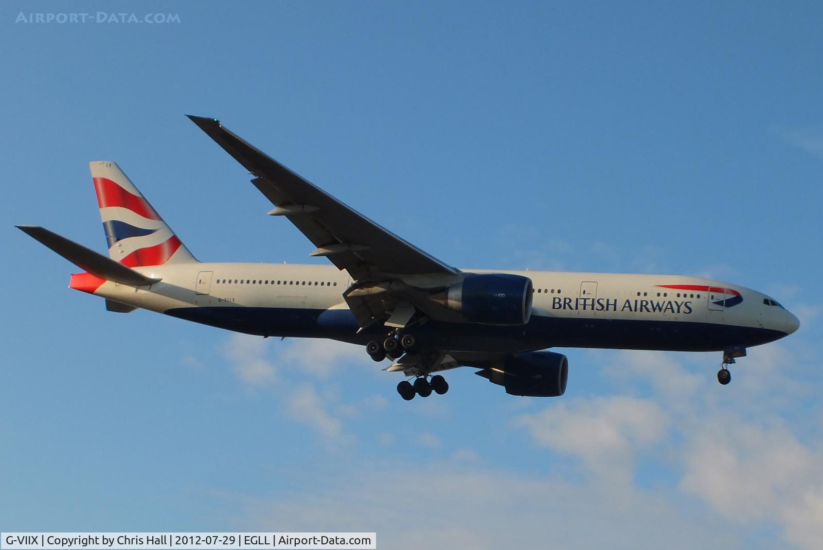 G-VIIX, 1999 Boeing 777-236 C/N 29966, British Airways