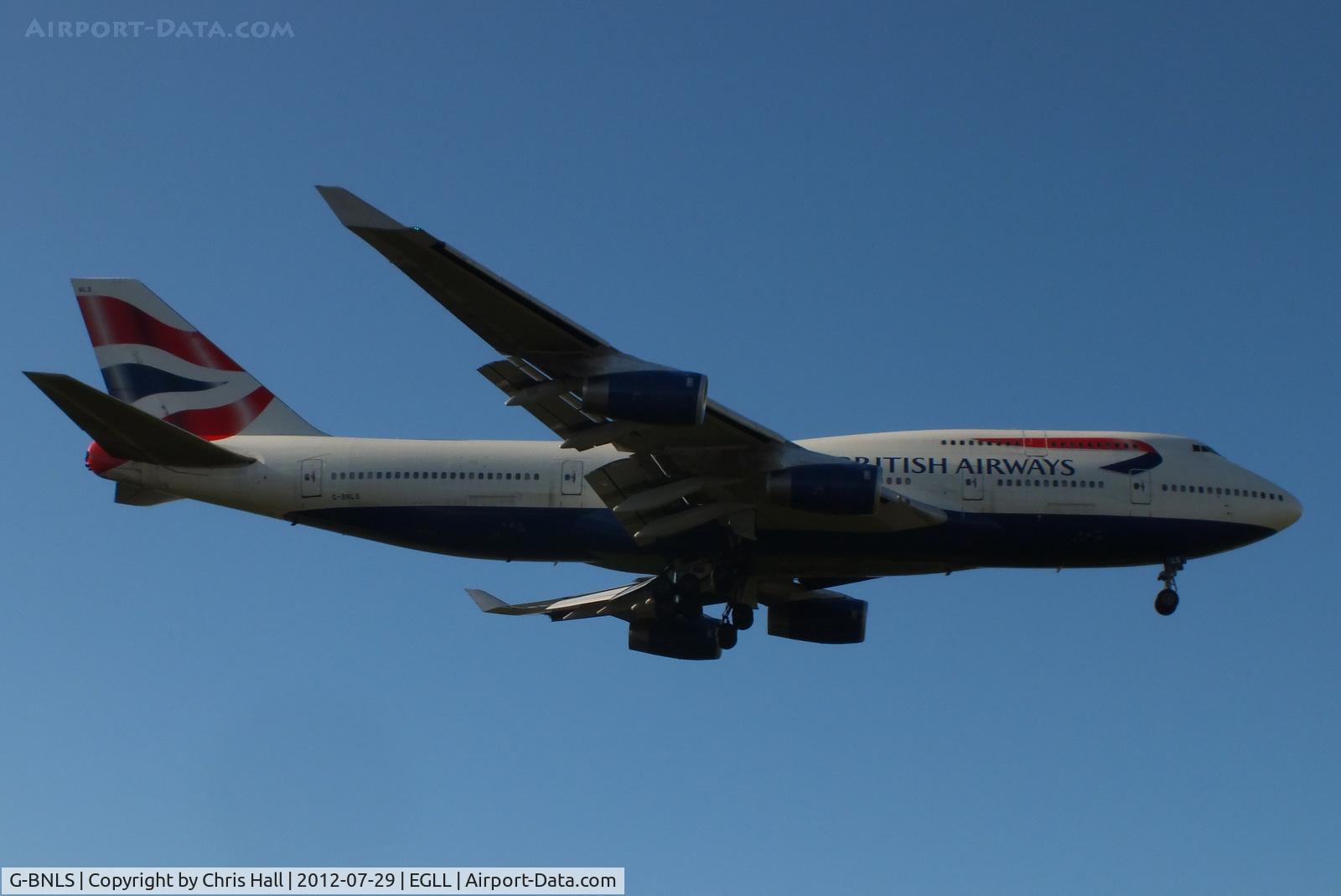 G-BNLS, 1991 Boeing 747-436 C/N 24629, British Airways