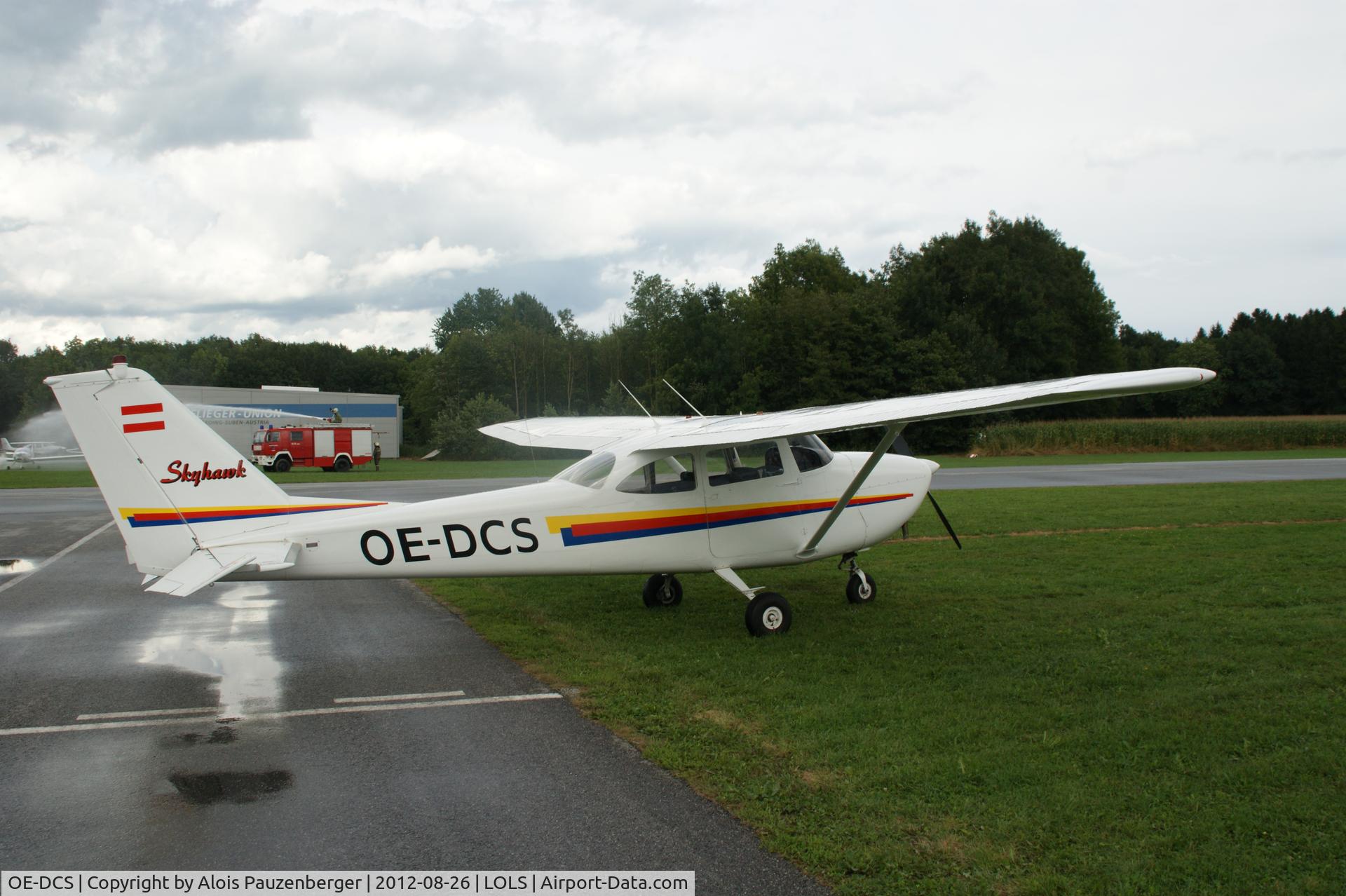OE-DCS, 1963 Reims F172E Skyhawk C/N 0060, OE-DCS at Homebase Schärding-Suben