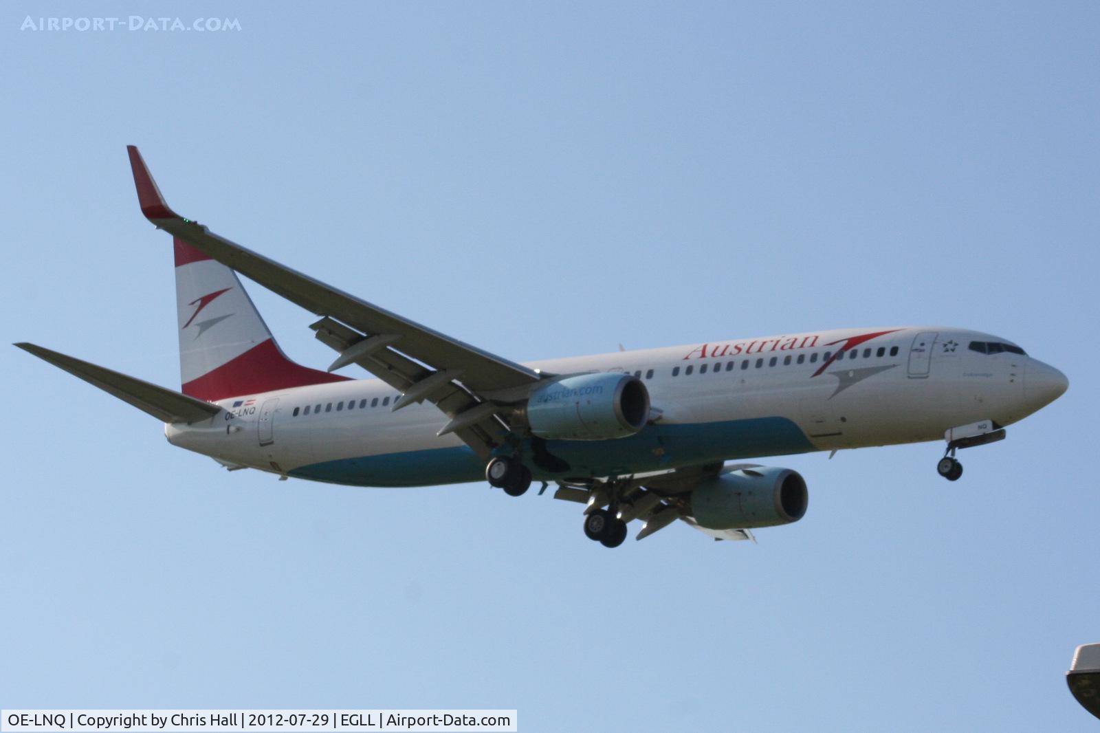 OE-LNQ, 2003 Boeing 737-8Z9 C/N 30421, Austrian Airlines