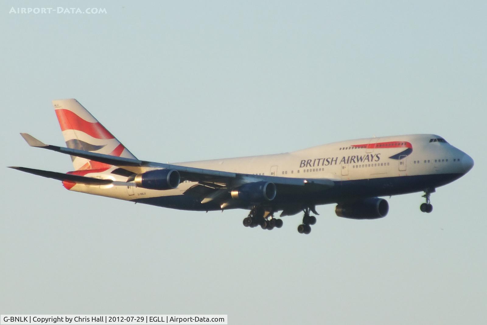 G-BNLK, 1990 Boeing 747-436 C/N 24053, British Airways