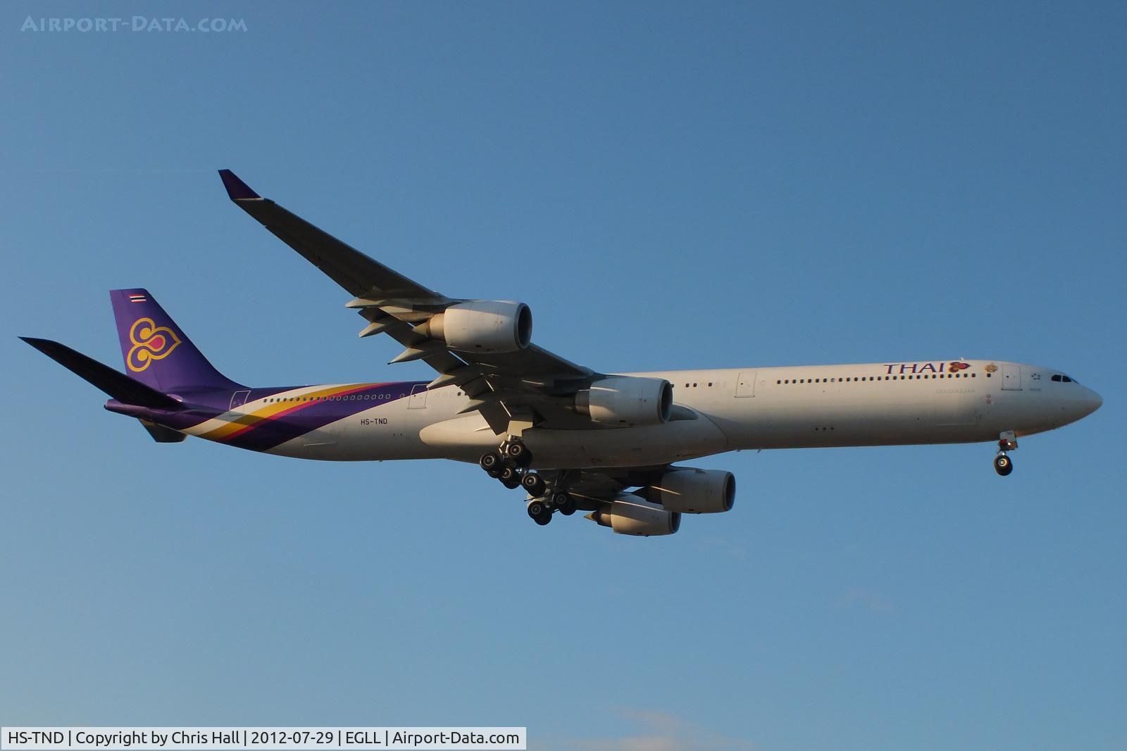 HS-TND, 2005 Airbus A340-642 C/N 710, Thai Airways International