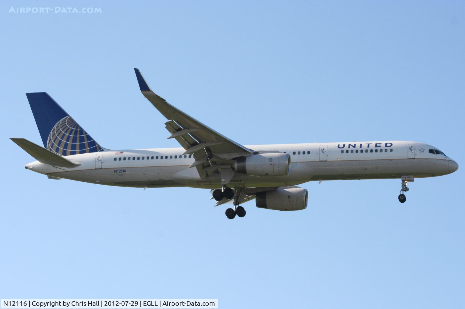N12116, 1996 Boeing 757-224 C/N 27558, United Airlines