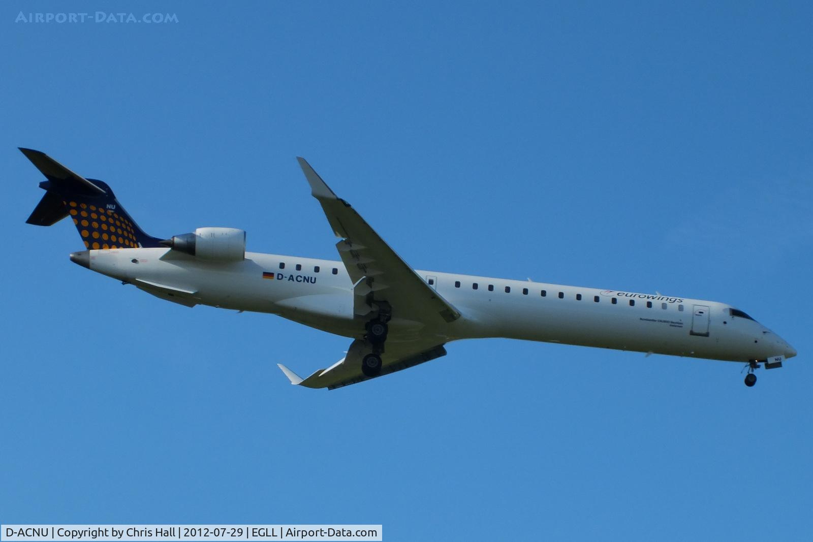 D-ACNU, 2011 Bombardier CRJ-900 NG (CL-600-2D24) C/N 15265, Eurowings
