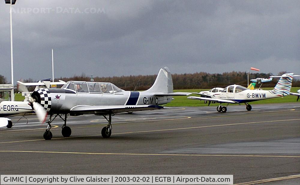 G-IMIC, 1989 Bacau Yak-52 C/N 8910001, Ex: DOSAAF 103 yellow > DOSAAF 105 yellow > RA-02149 > G-IMIC - Originally in private hands in August 2002