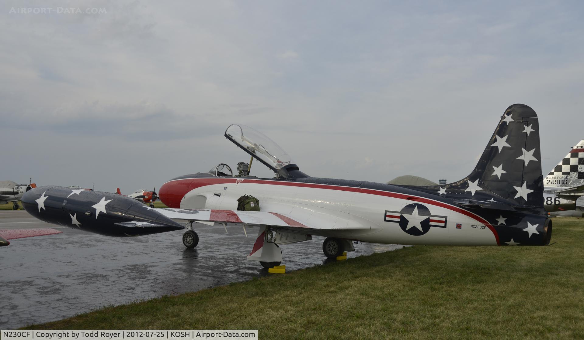N230CF, 1953 Canadair CT-133 Silver Star 3 C/N T33-24, Airventure 2012