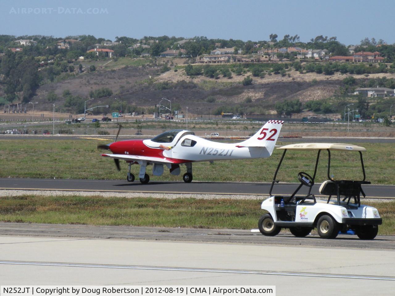 N252JT, 2007 Lancair Legacy C/N 166, 2007 Thomas Lancair LEGACY 'Poncho', Continental IO-550-N 310 Hp, taxi to 26