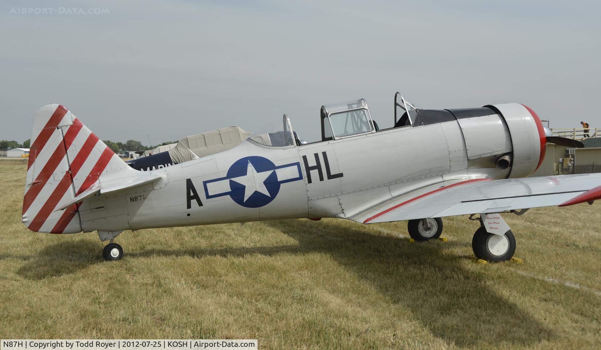 N87H, 1941 North American AT-6D Texan C/N 41-34571, Airventure 2012