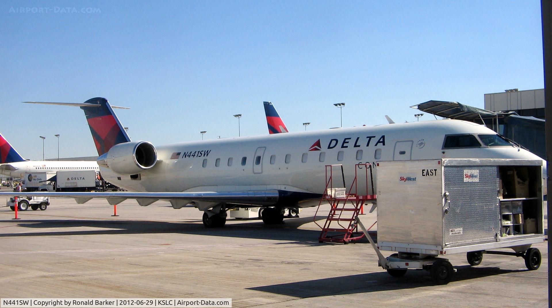 N441SW, 2002 Bombardier CRJ-200LR (CL-600-2B19) C/N 7602, SLC, UT