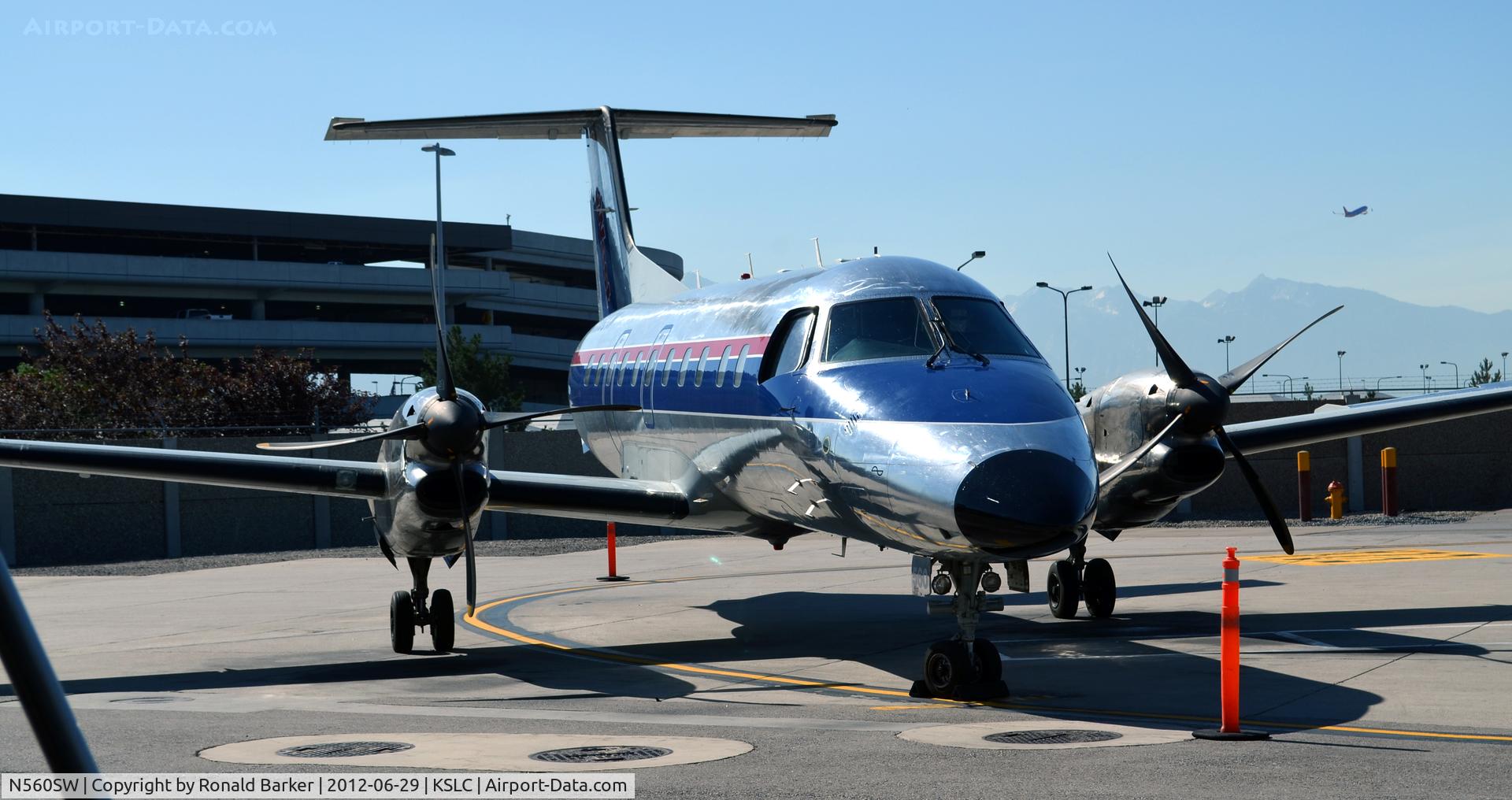 N560SW, 1998 Embraer EMB-120ER Brasilia C/N 120334, SLC, UT