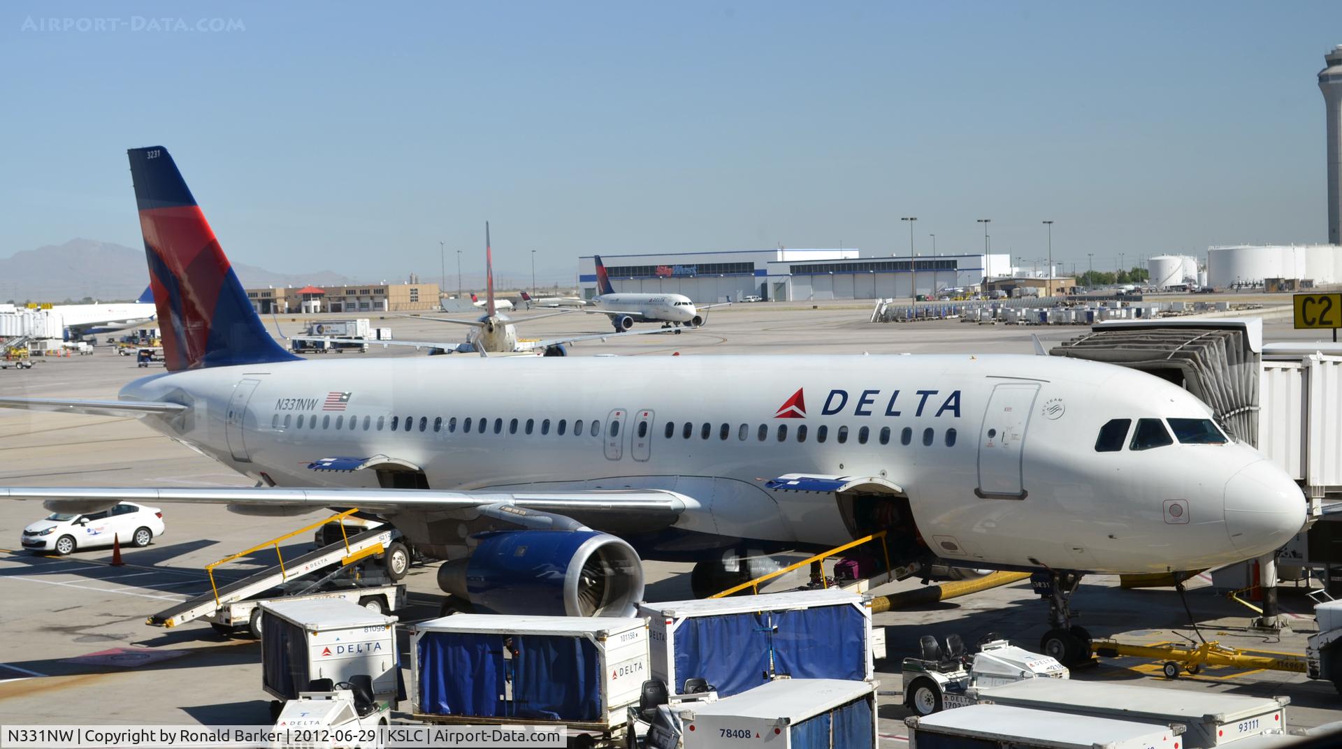 N331NW, 1992 Airbus A320-211 C/N 318, SLC, UT