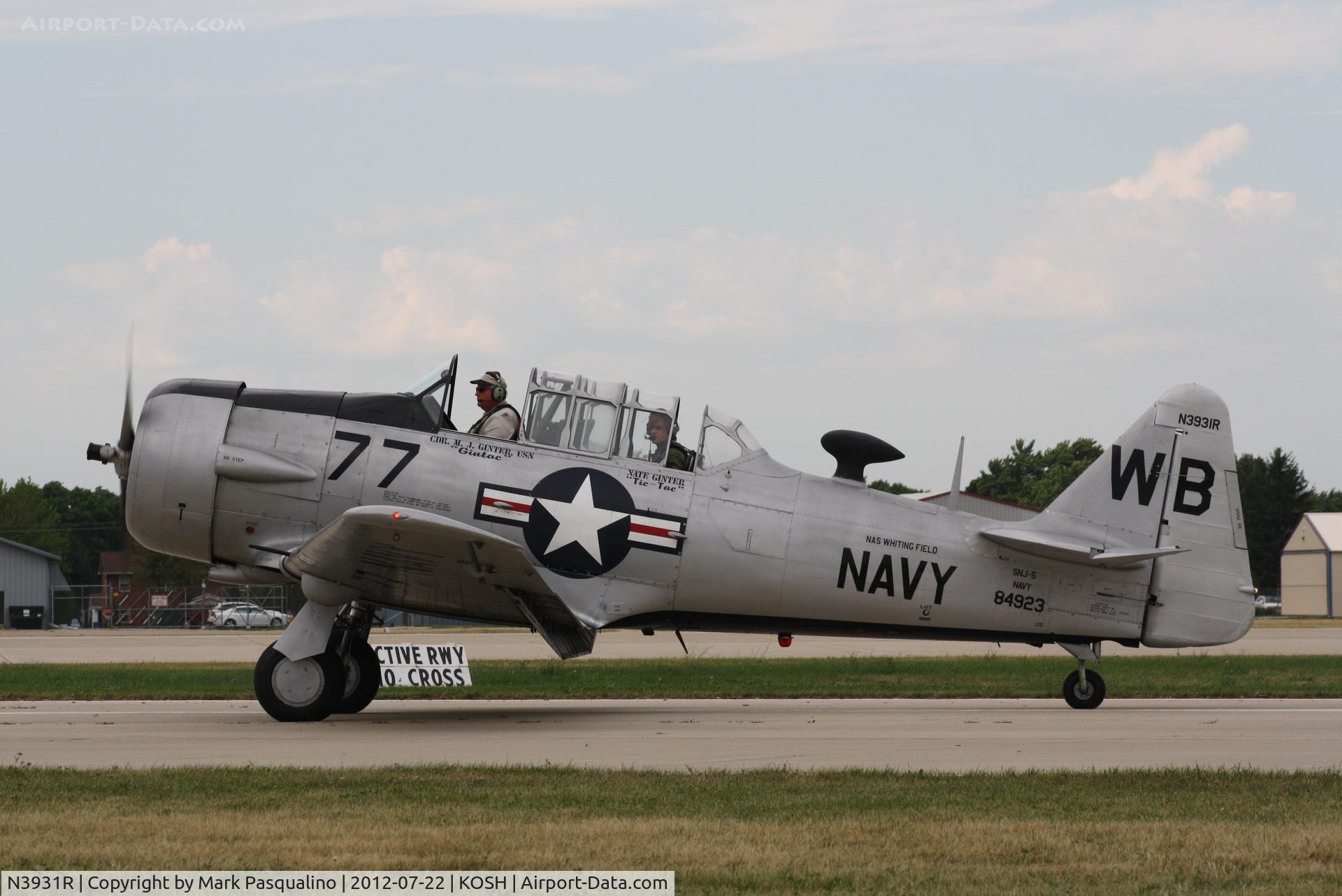 N3931R, North American AT-6B Texan C/N 84-923, North American AT-6