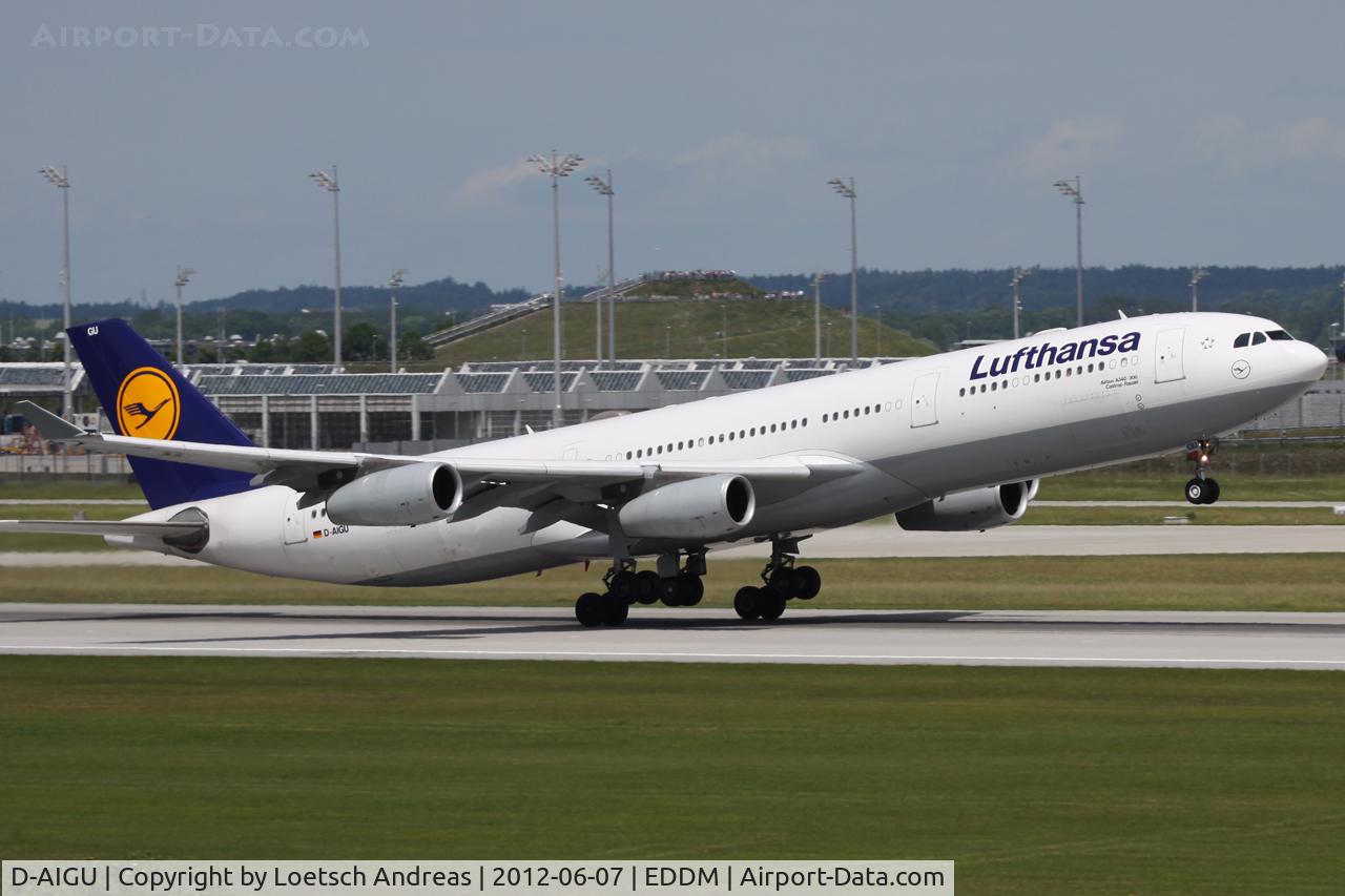 D-AIGU, 2000 Airbus A340-313 C/N 321, Lufthansa 