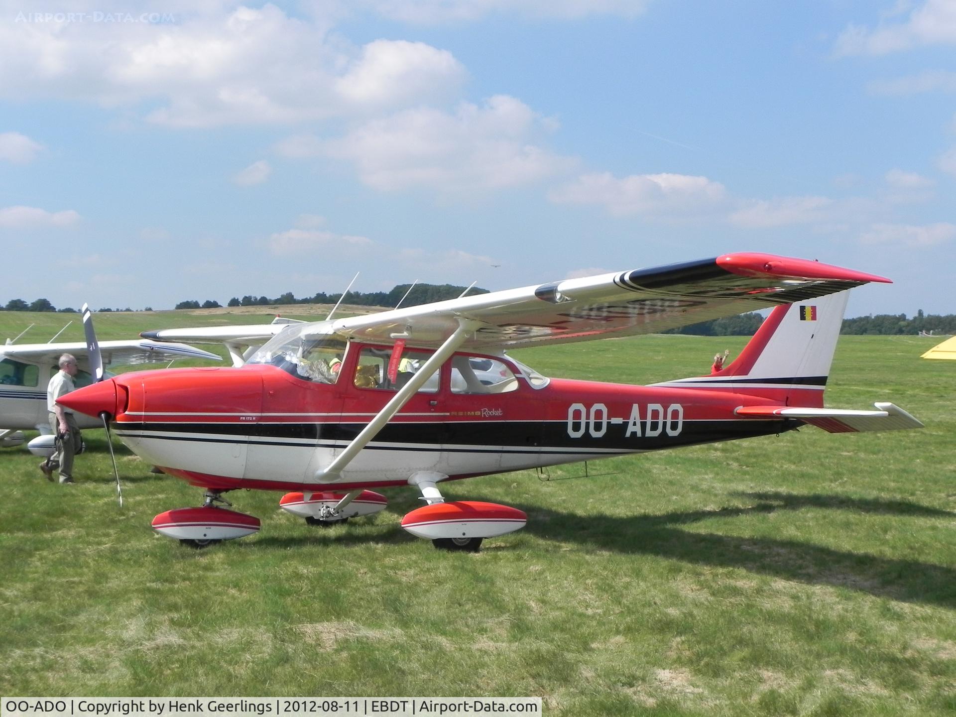 OO-ADO, 1971 Reims FR172H Reims Rocket C/N 0260, Oldtimer Fly In , Schaffen Diest , Belgium , Aug 2012