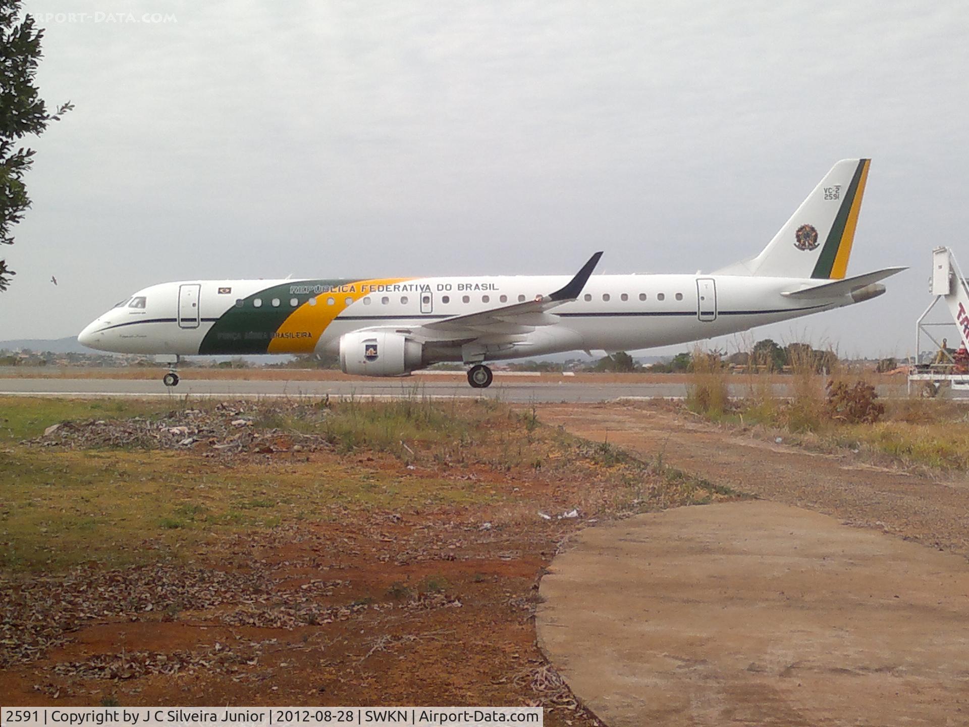 2591, 2009 Embraer VC-2 (ERJ-190-100AR) C/N 19000277, A technical stoped