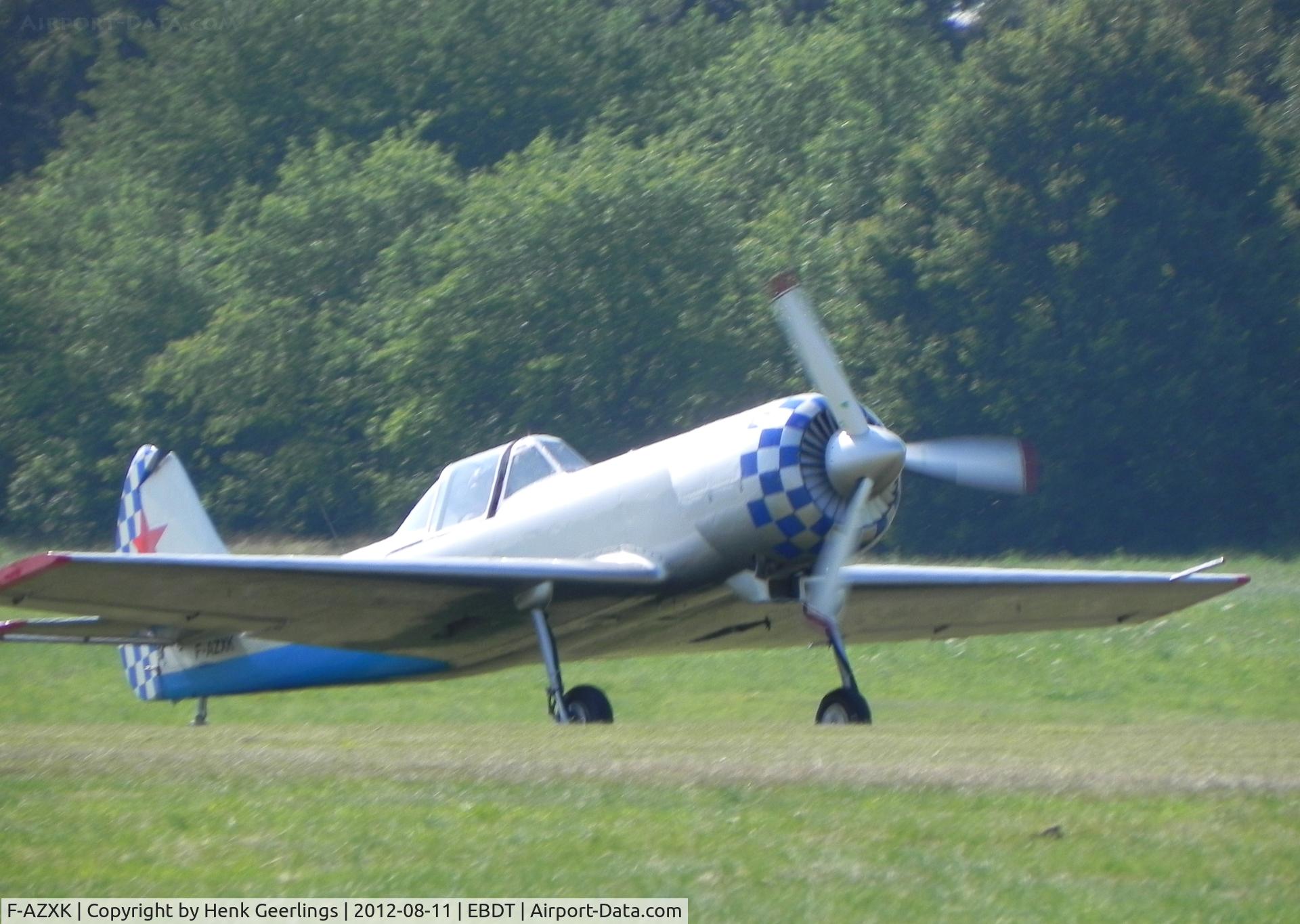 F-AZXK, 1986 Yakovlev Yak-50 C/N 863211, Oldtimer Fly In , Schaffen Diest , Belgium , Aug 2012
