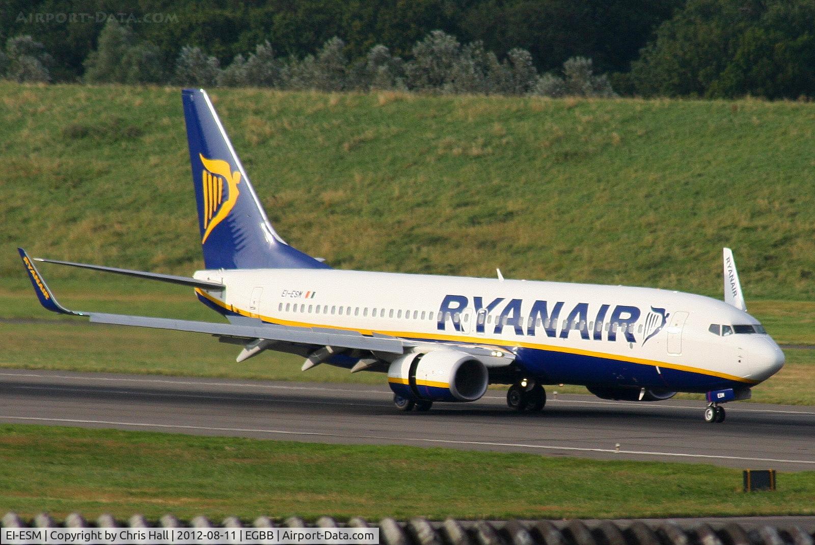 EI-ESM, 2011 Boeing 737-8AS C/N 34992, Ryanair