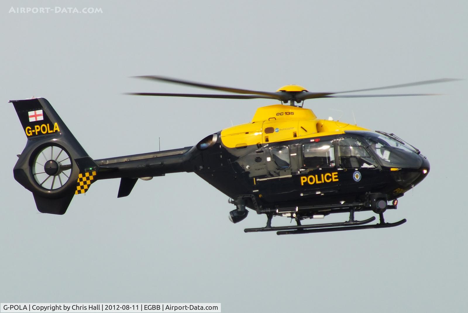 G-POLA, 2010 Eurocopter EC-135P-2+ C/N 877, West Midlands Police Authority