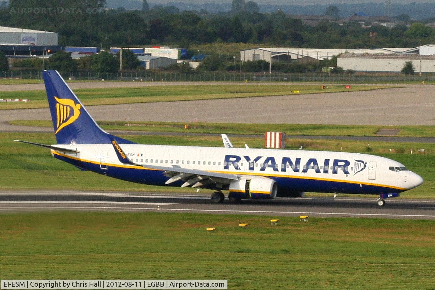 EI-ESM, 2011 Boeing 737-8AS C/N 34992, Ryanair