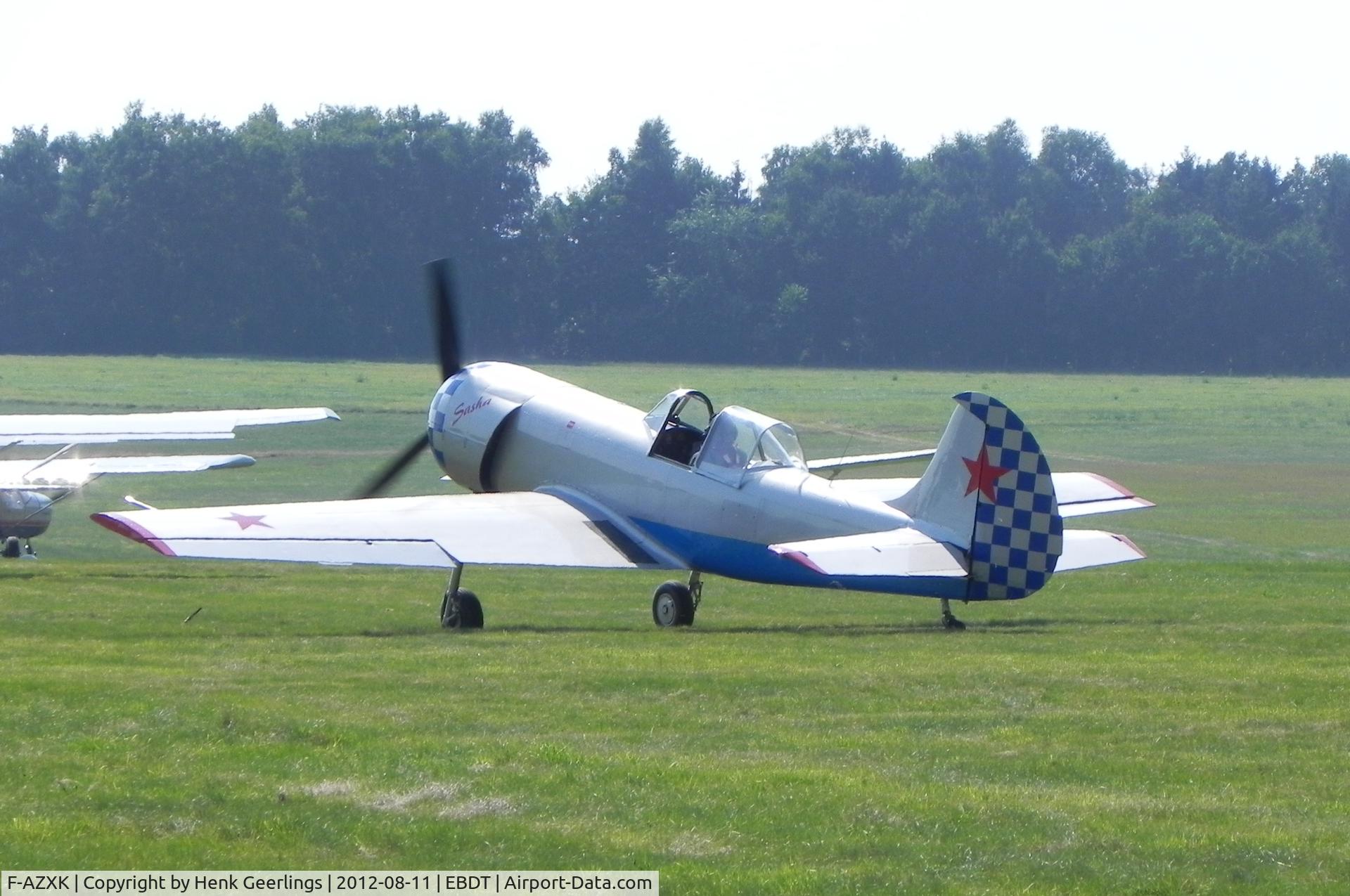 F-AZXK, 1986 Yakovlev Yak-50 C/N 863211, Oldtimer Fly In , Schaffen Diest , Belgium , Aug 2012