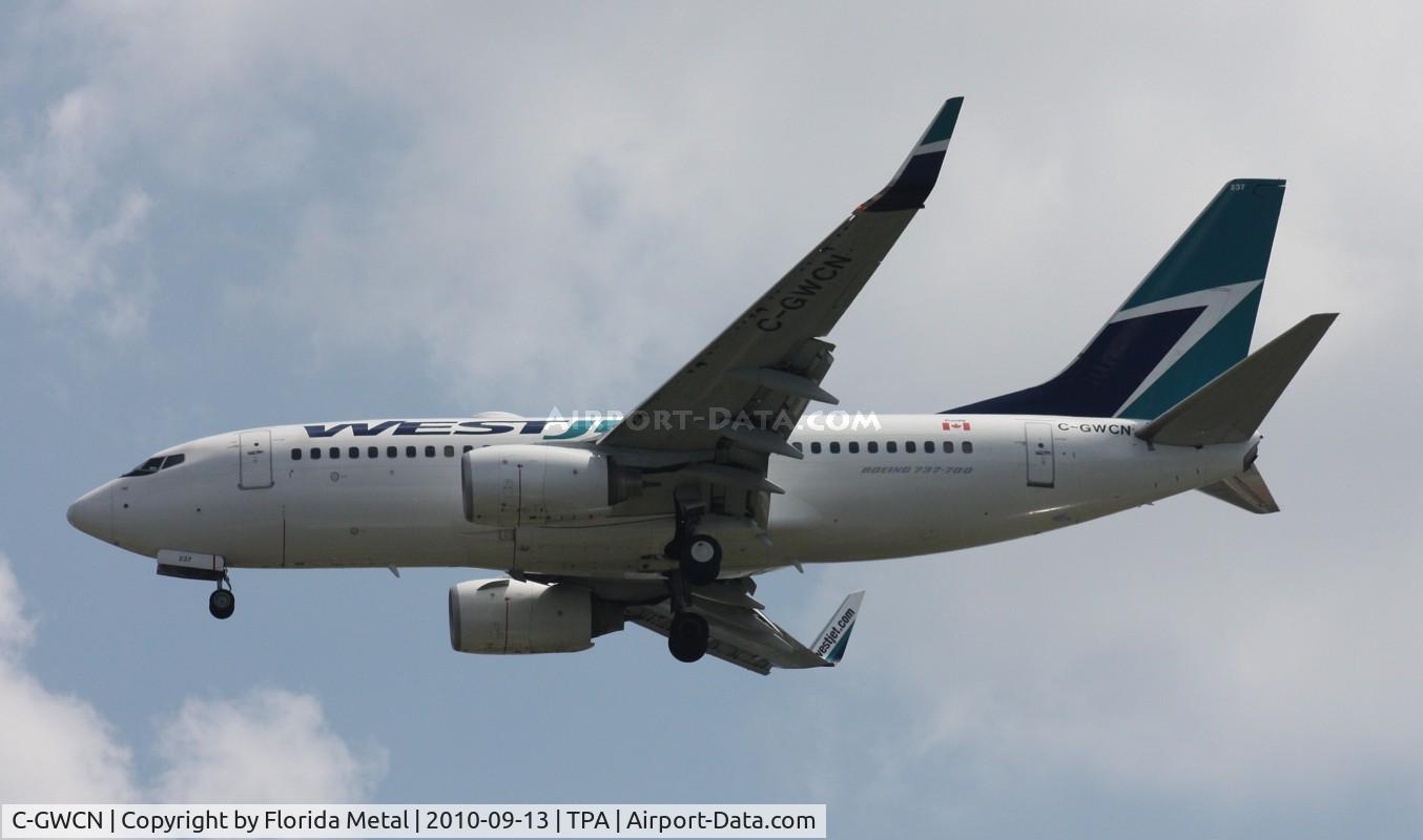 C-GWCN, 2005 Boeing 737-7CT C/N 34157, West Jet 737