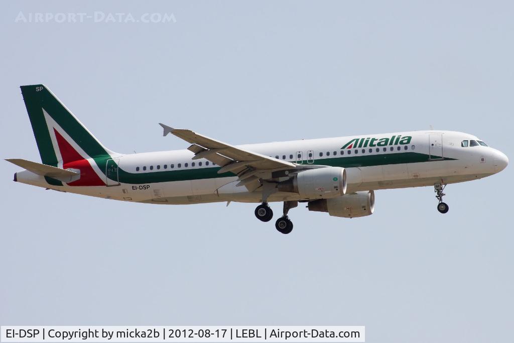 EI-DSP, 2008 Airbus A320-216 C/N 3482, Landing