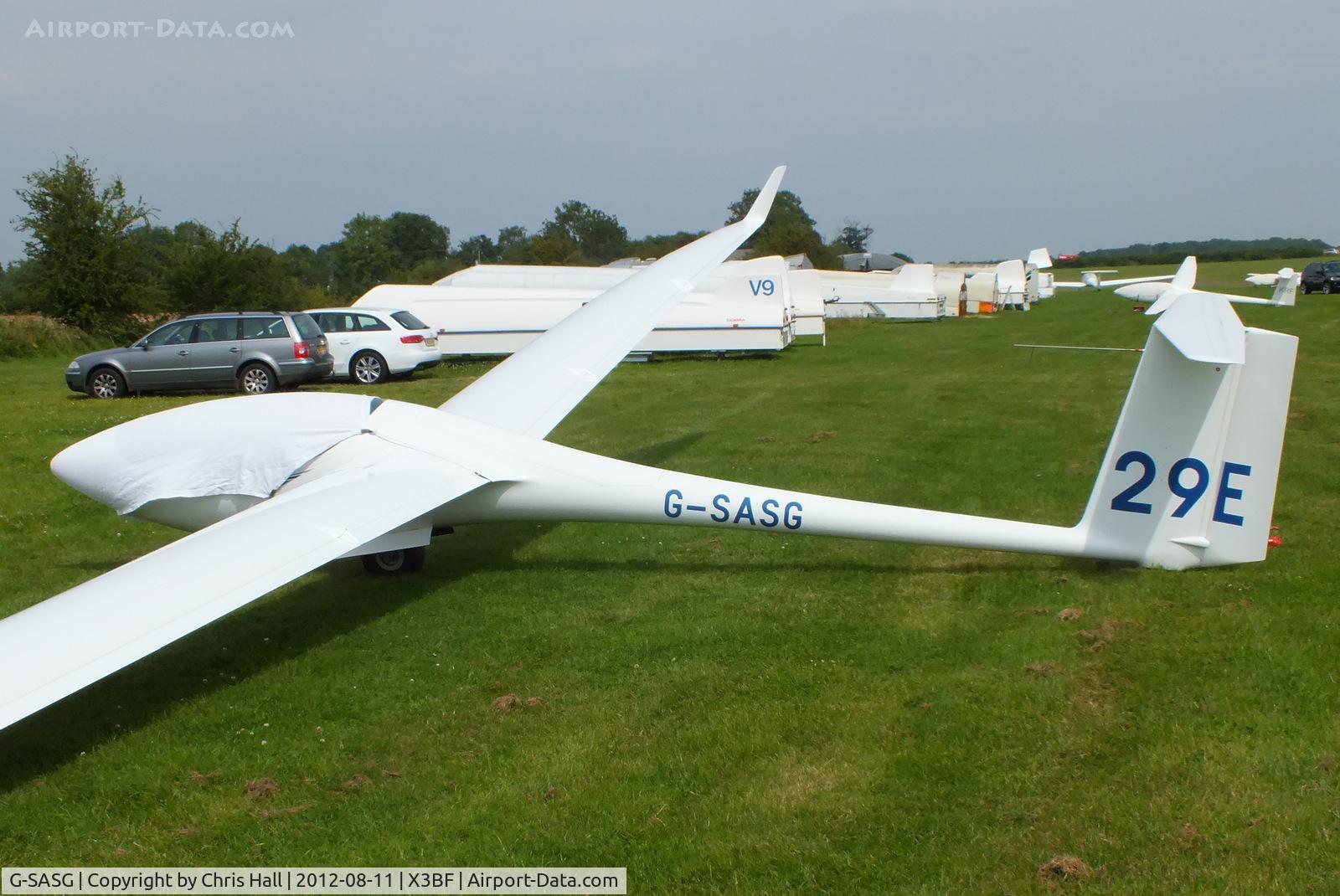 G-SASG, 2007 Schleicher ASW-27-18E C/N 29530, at Bidford Airfield