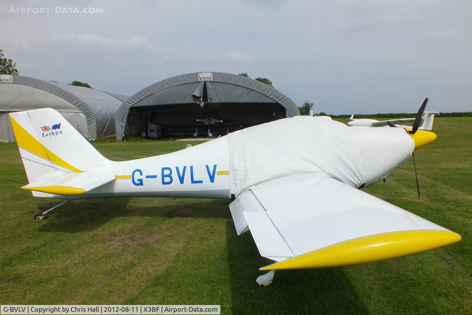 G-BVLV, 1996 Europa Monowheel C/N PFA 247-12585, at Bidford Airfield