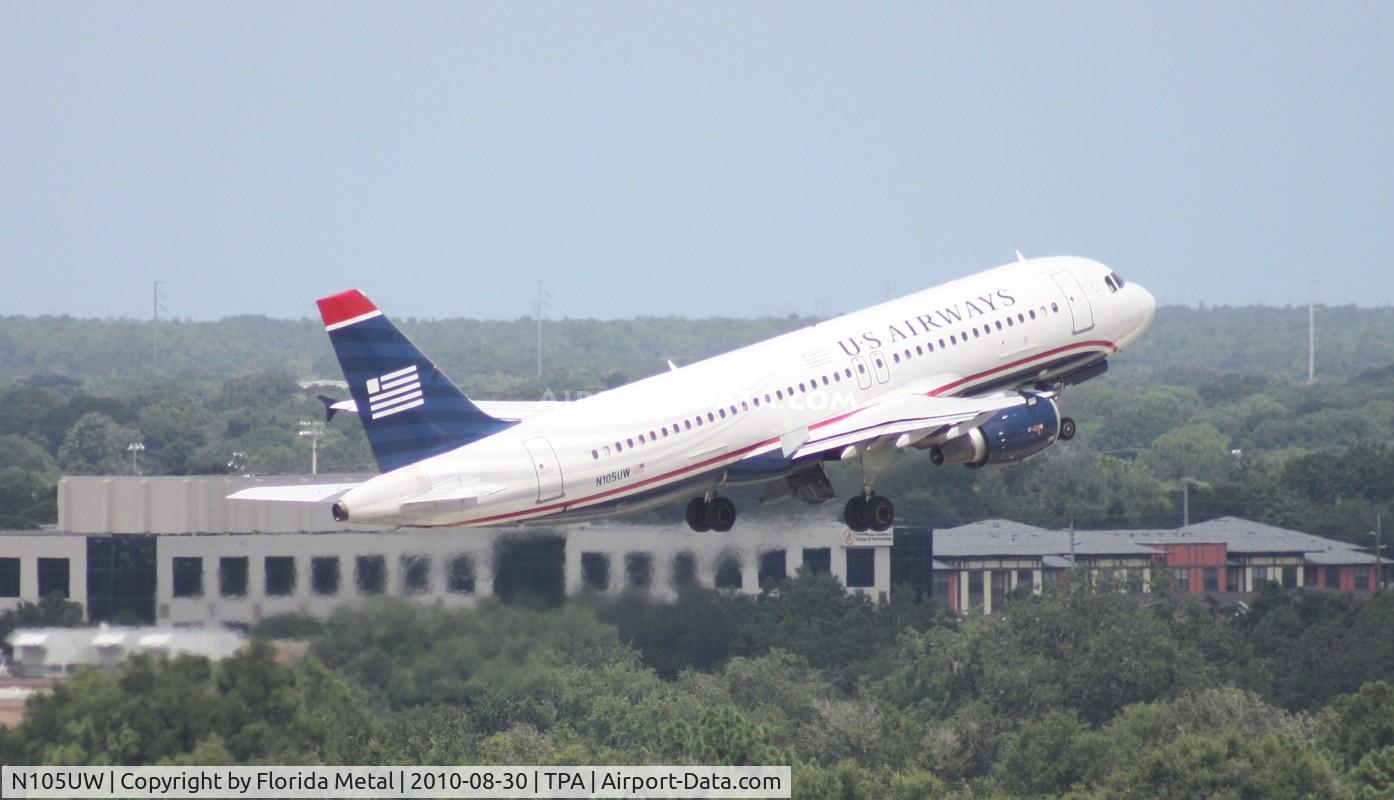 N105UW, 1999 Airbus A320-214 C/N 0868, US Airways A320