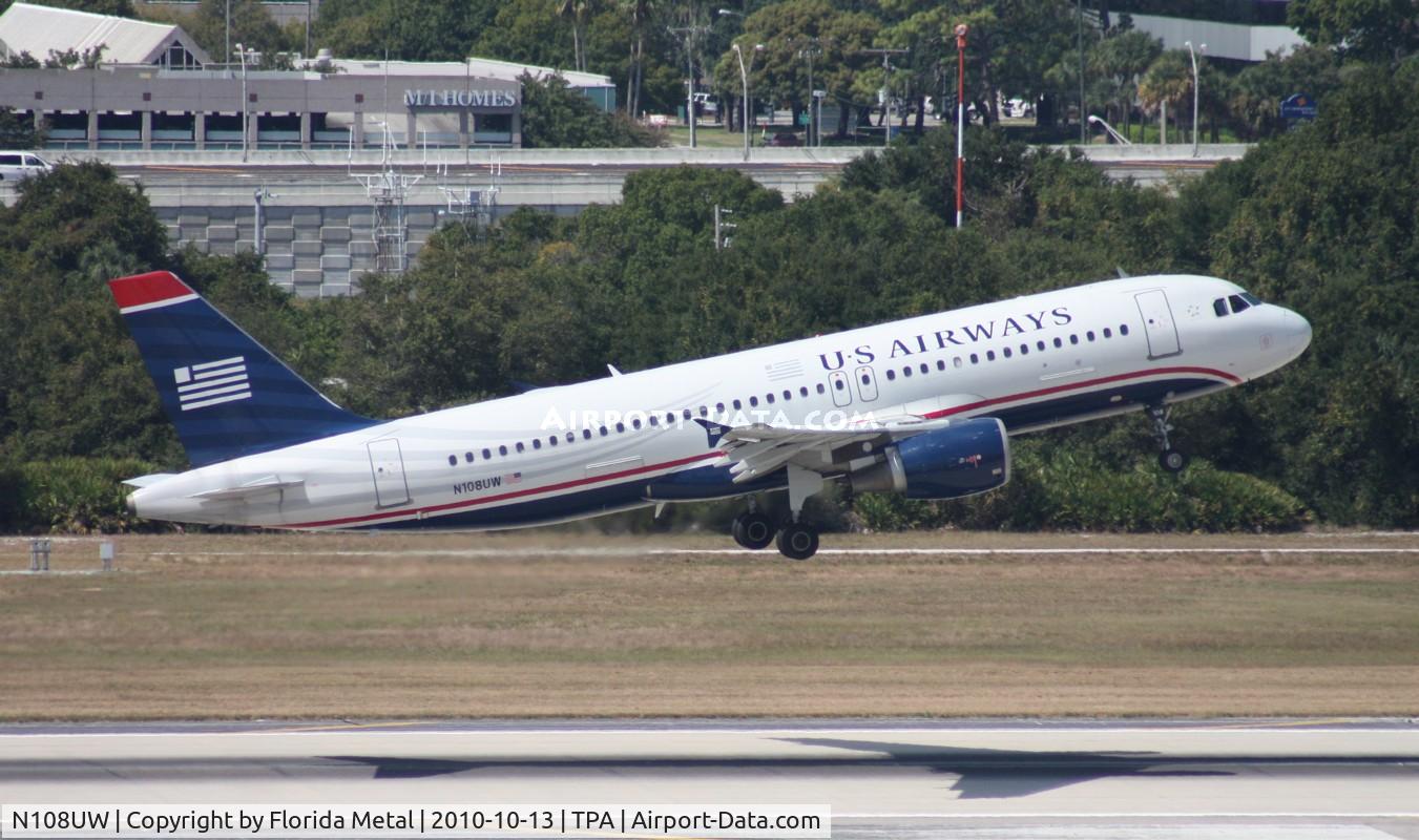 N108UW, 1999 Airbus A320-214 C/N 1061, US Airways A320