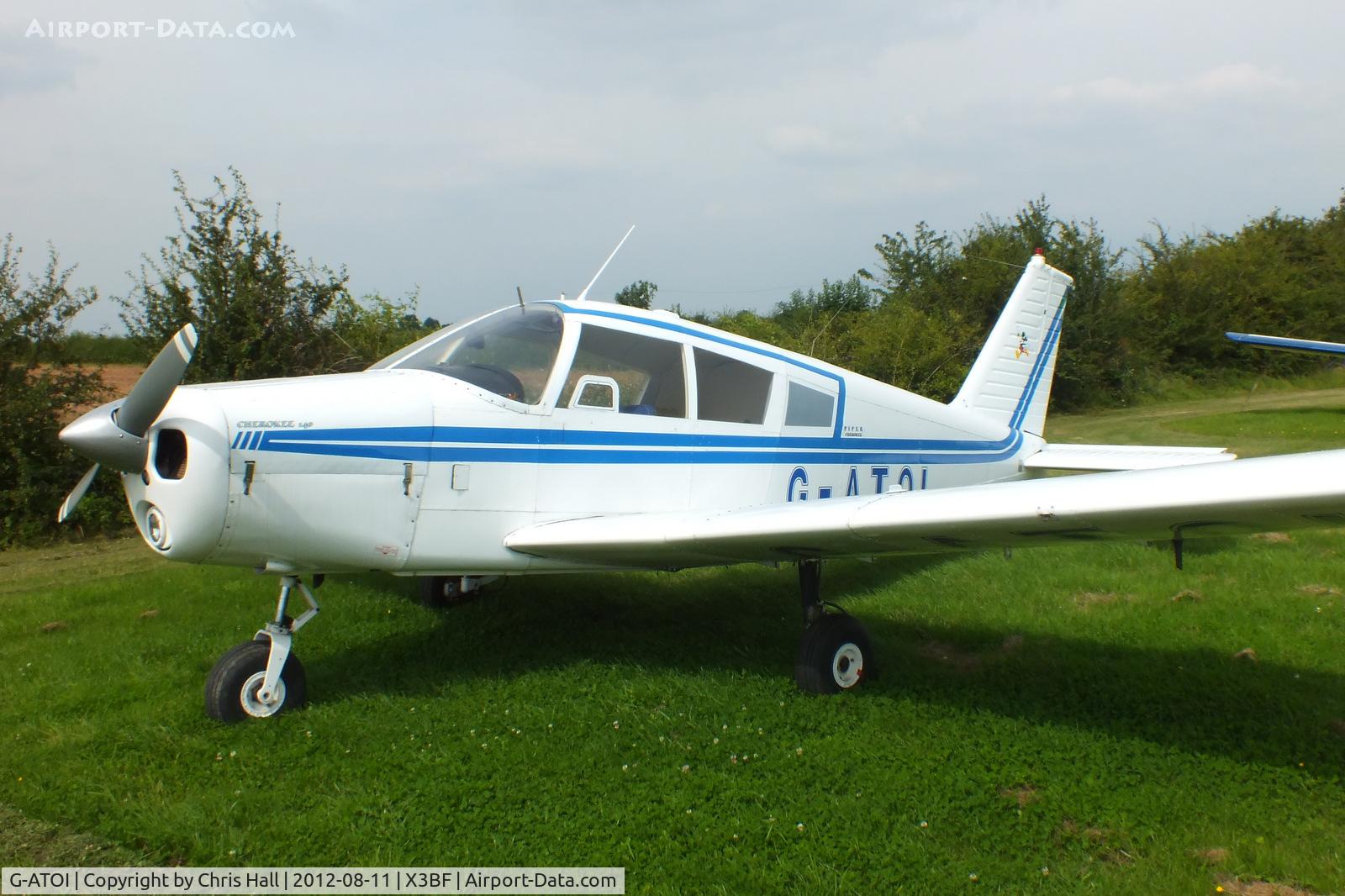 G-ATOI, 1966 Piper PA-28-140 Cherokee C/N 28-21556, at Bidford Airfield