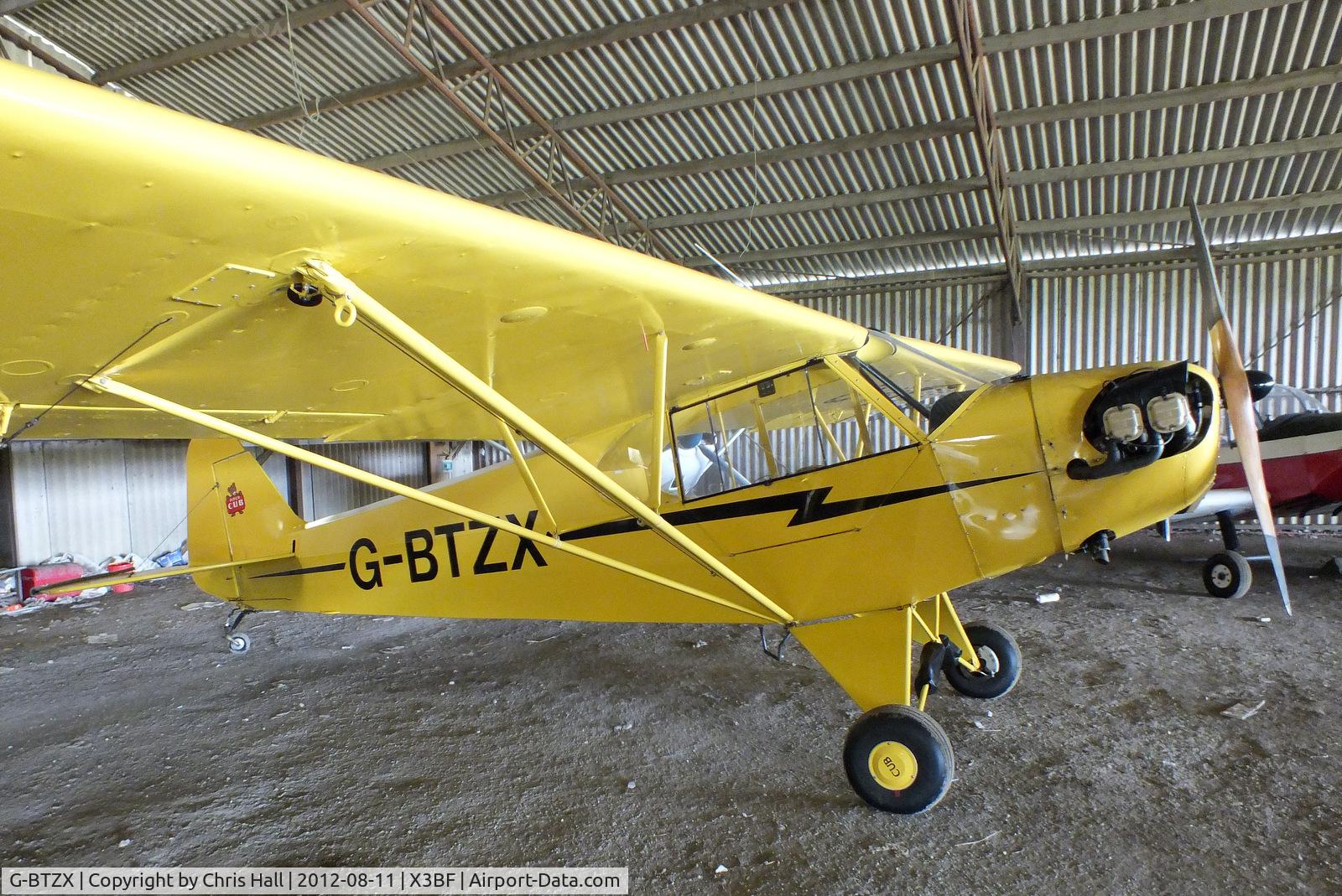 G-BTZX, 1949 Piper J3C-65 Cub Cub C/N 18871, at Bidford Airfield