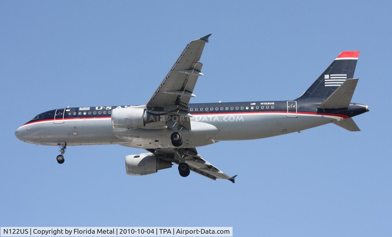 N122US, 2000 Airbus A320-214 C/N 1298, US Airways A320