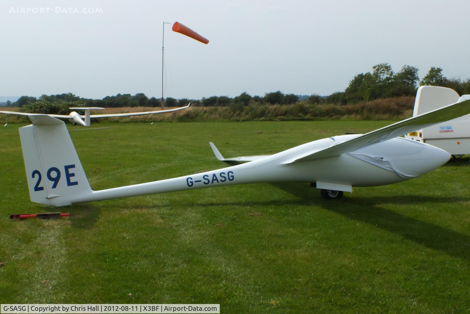 G-SASG, 2007 Schleicher ASW-27-18E C/N 29530, at Bidford Airfield